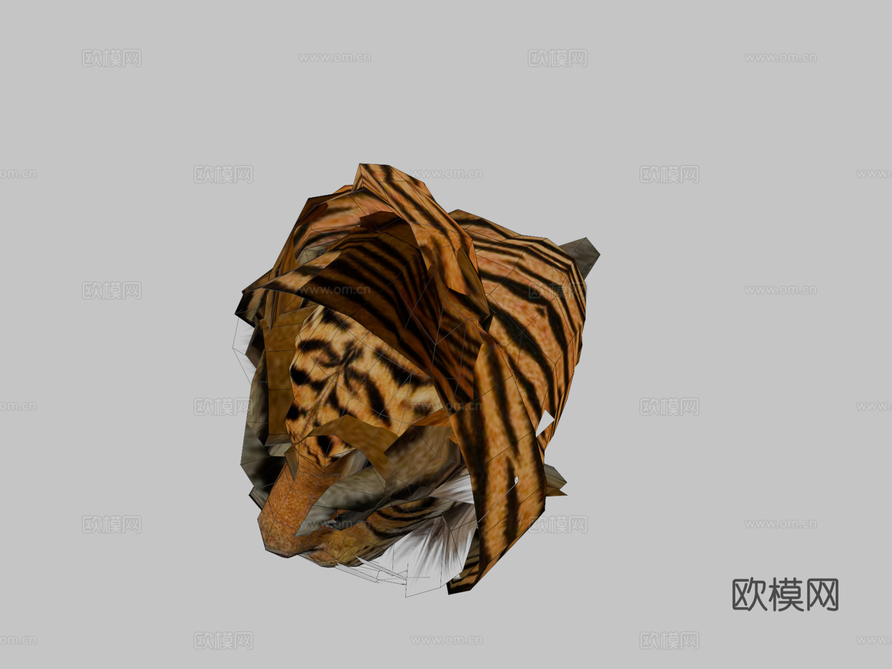 老虎3d模型