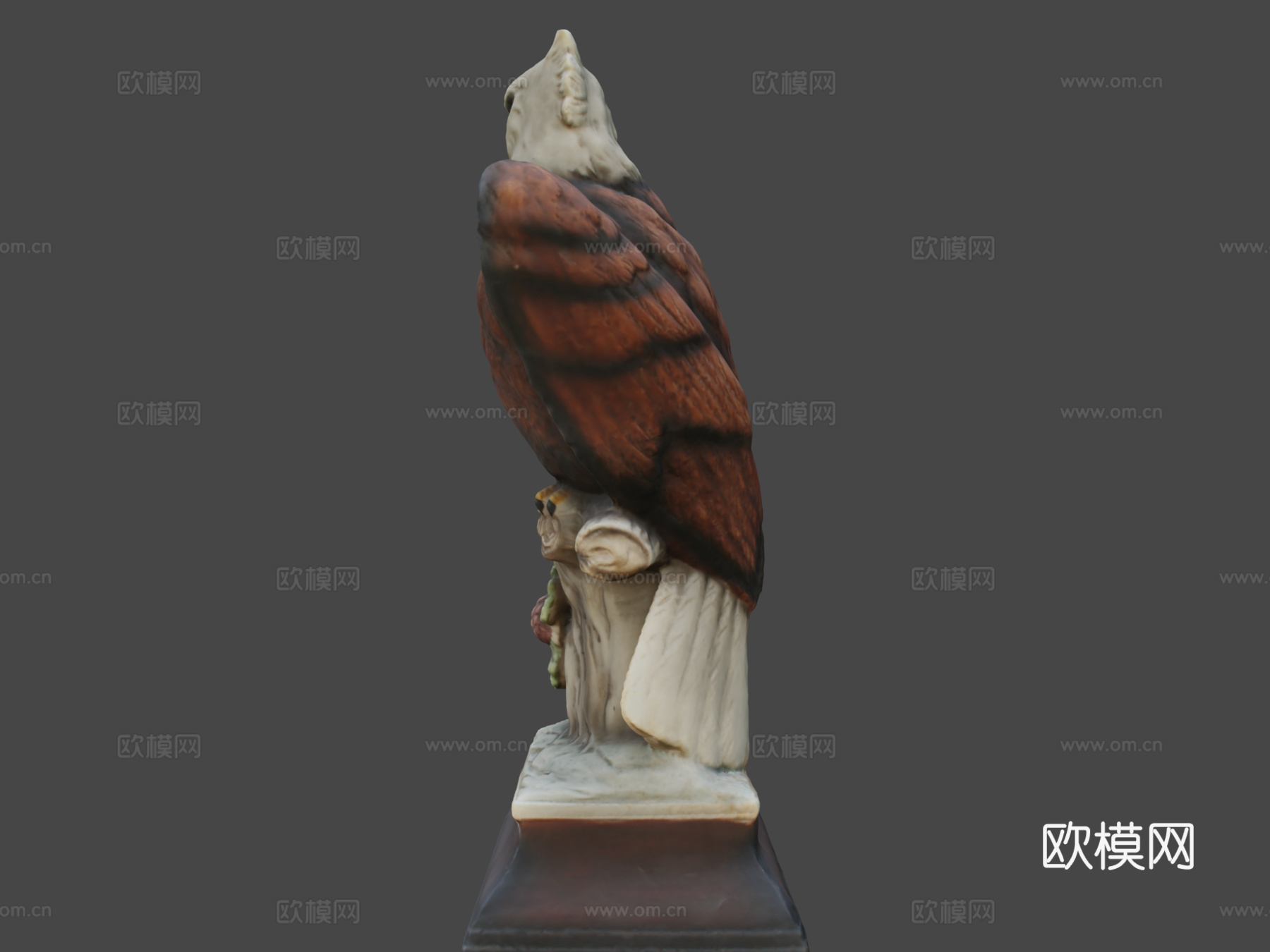 D扫描鹰3d模型
