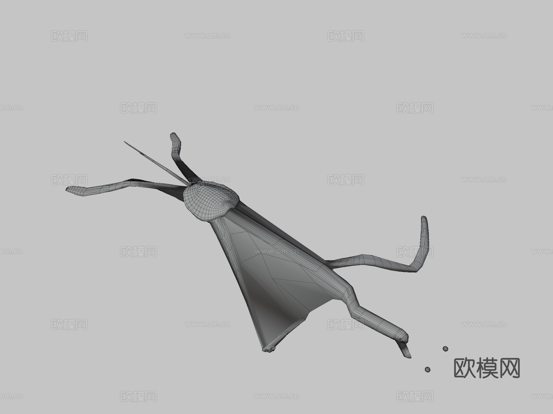A模型-亚成年绿海龟3d模型