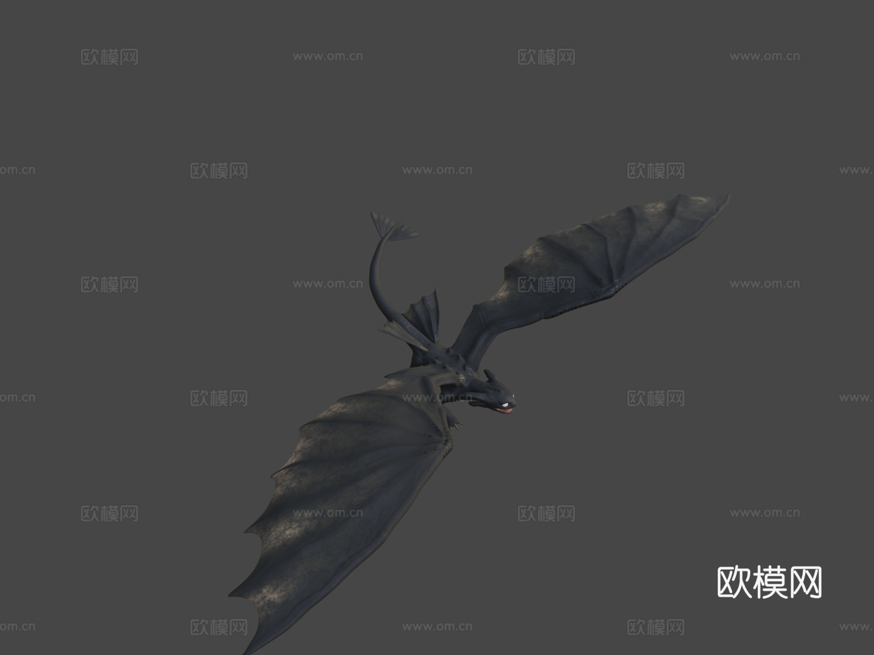 无牙-驯龙高手3d模型