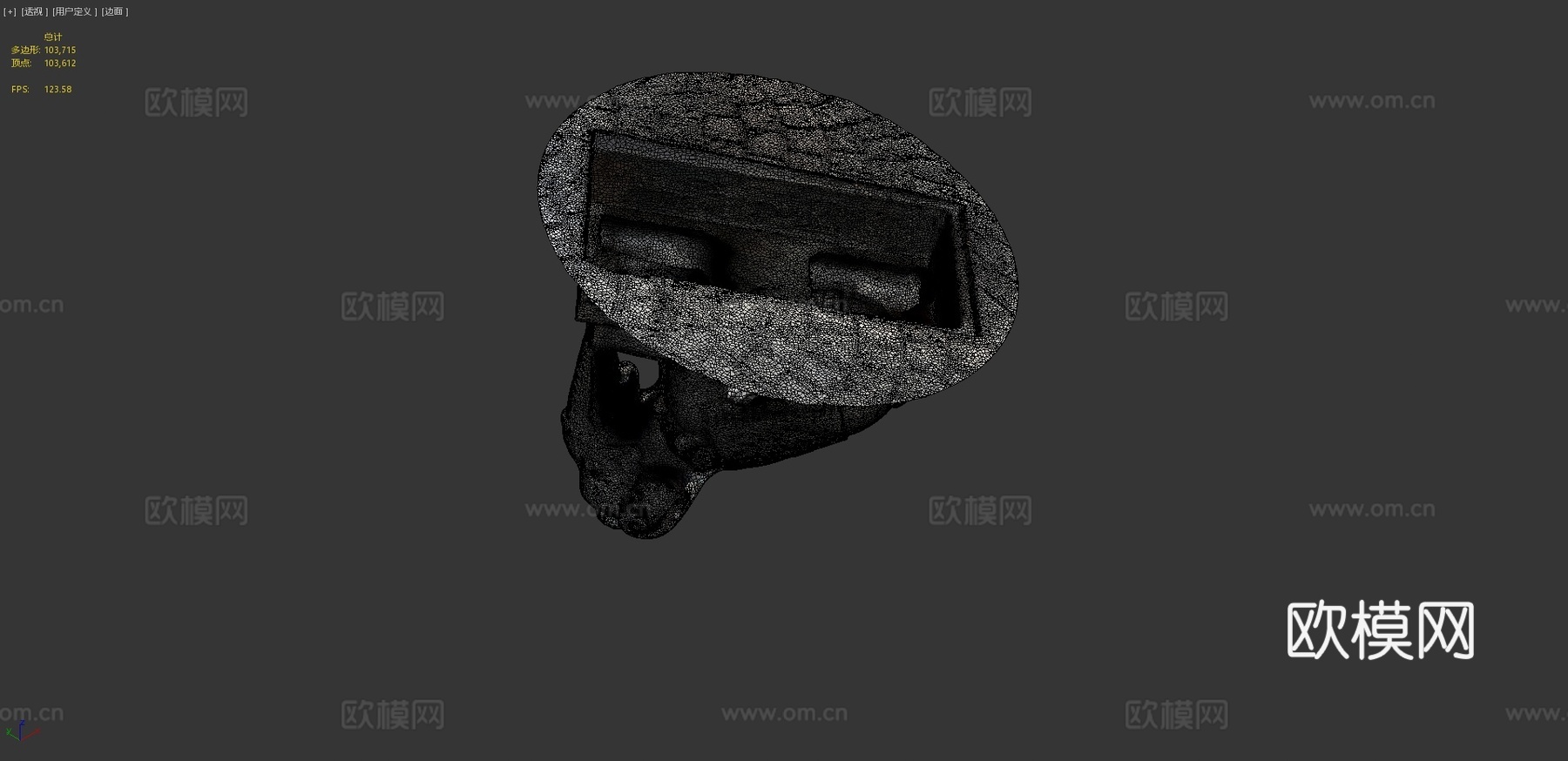 大象雕像3d模型