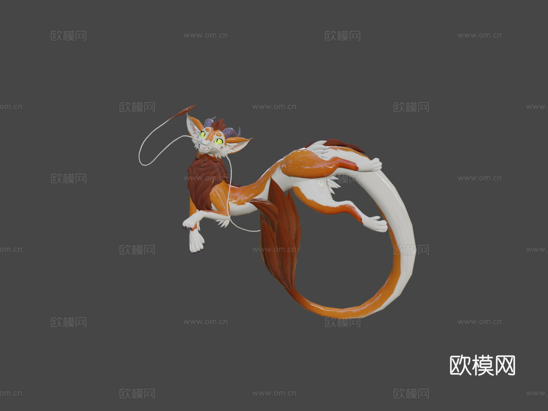 龙形VRChat傀儡虚拟形象3d模型