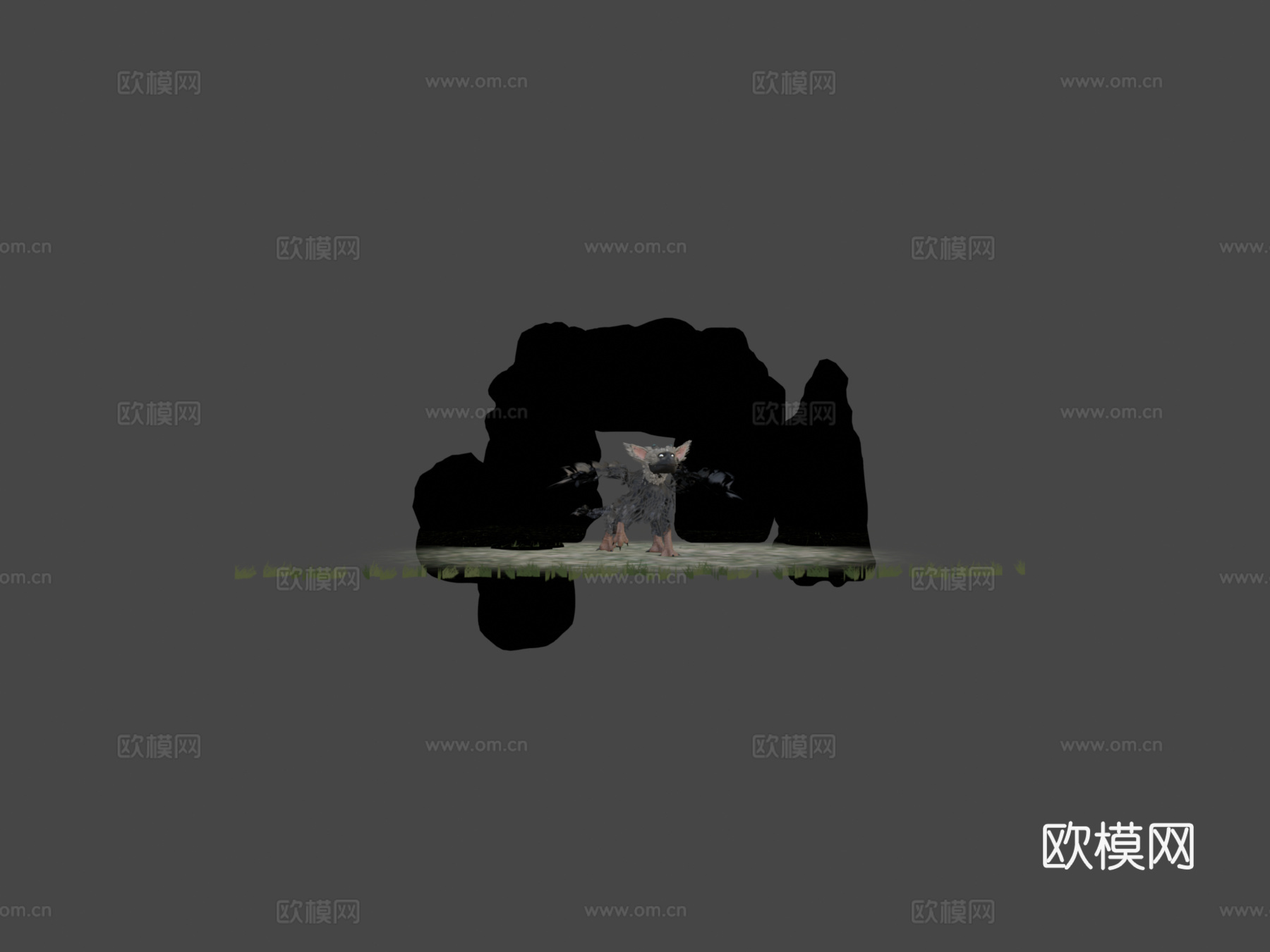 最后的守护者-翠可3d模型