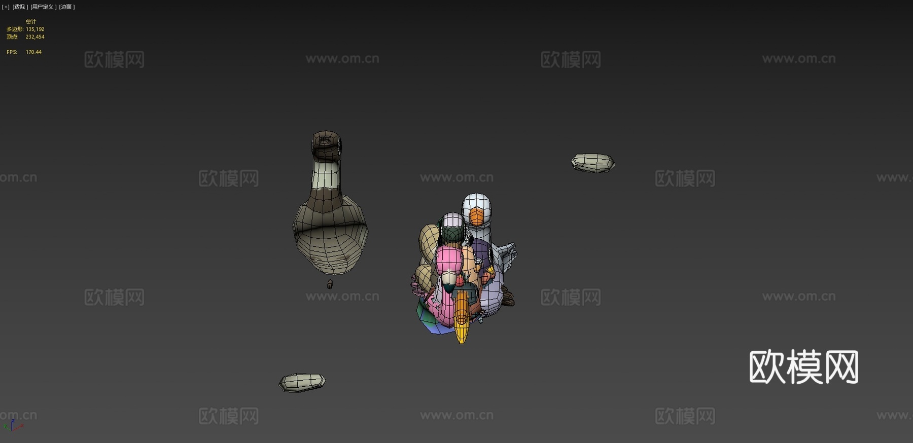 古怪系列-鸟类捆绑包3d模型