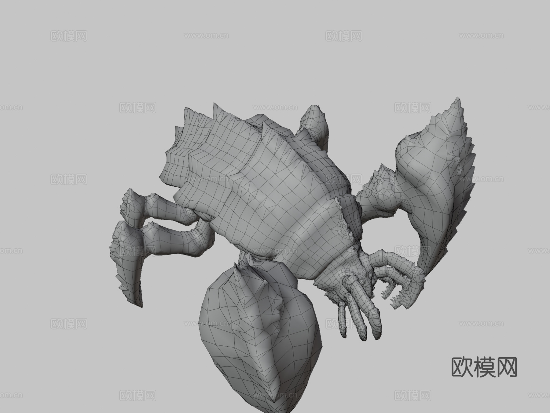 奥尼西德斯动画3d模型