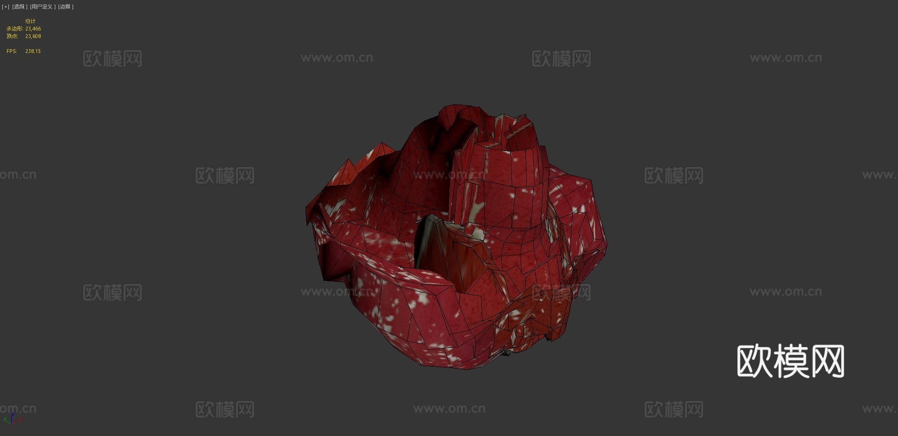 巨型鱿鱼3d模型