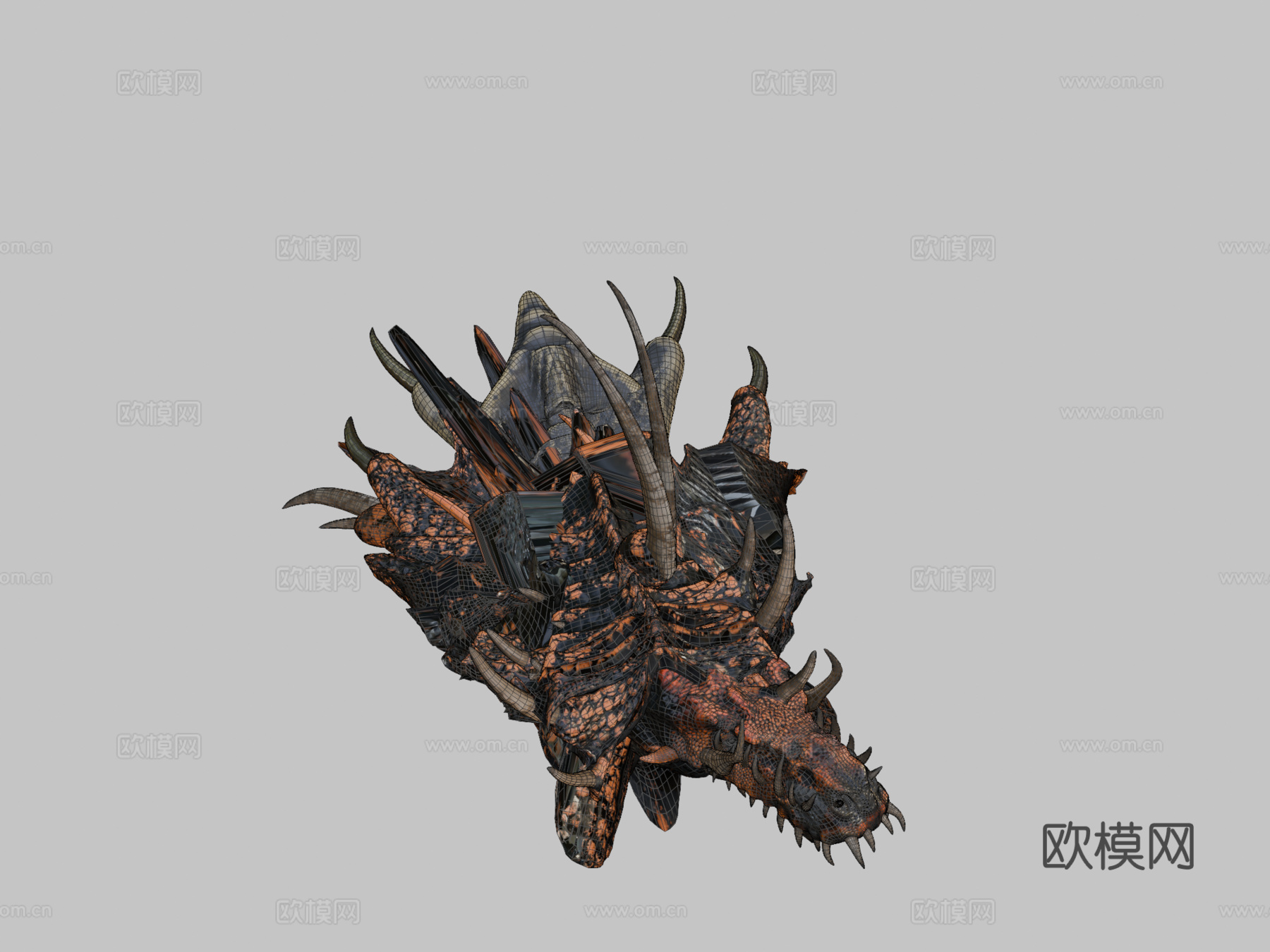 奥斯卡创意免费提供的DRAGO 3D模型3d模型