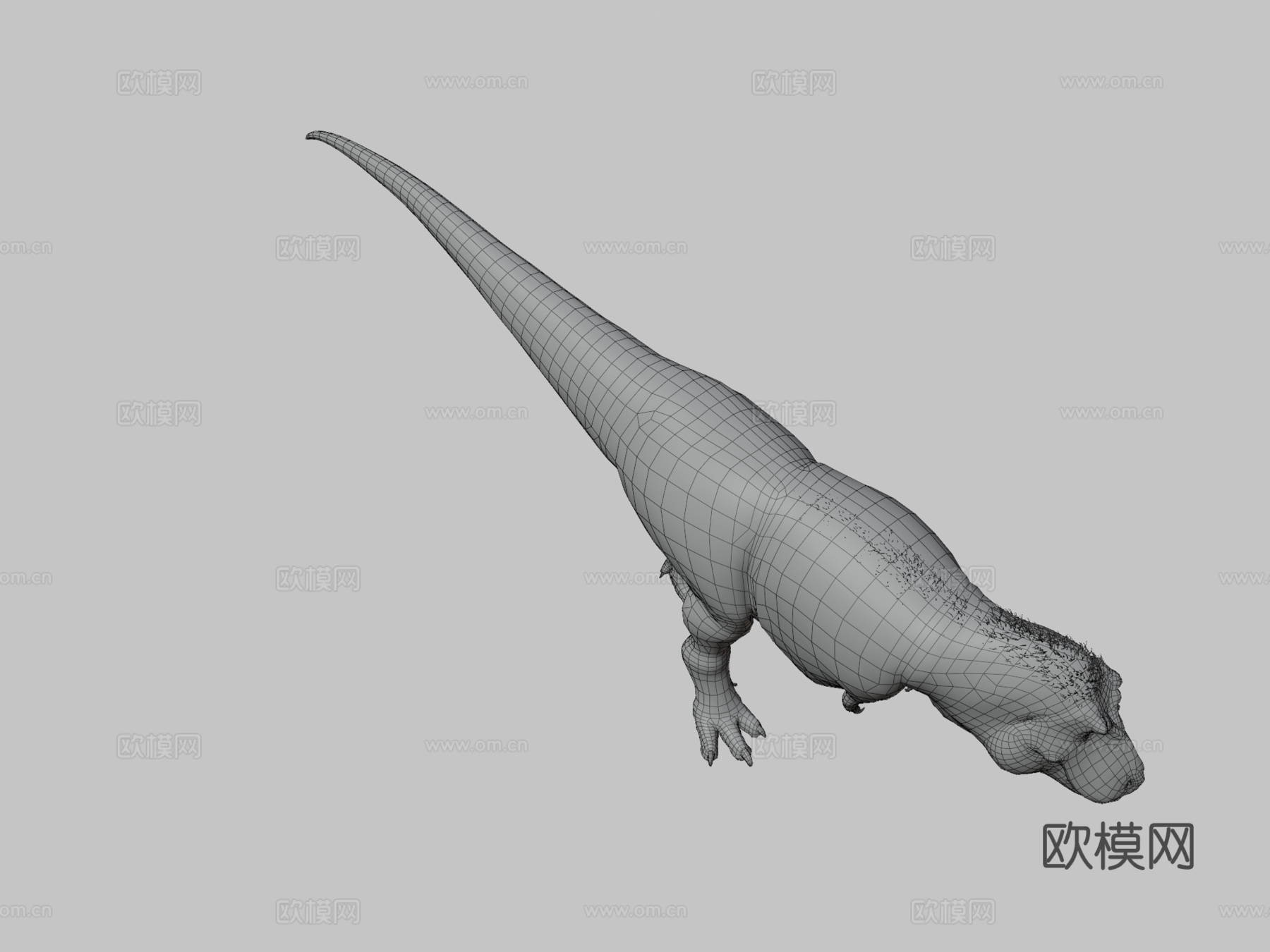 暴龙3d模型