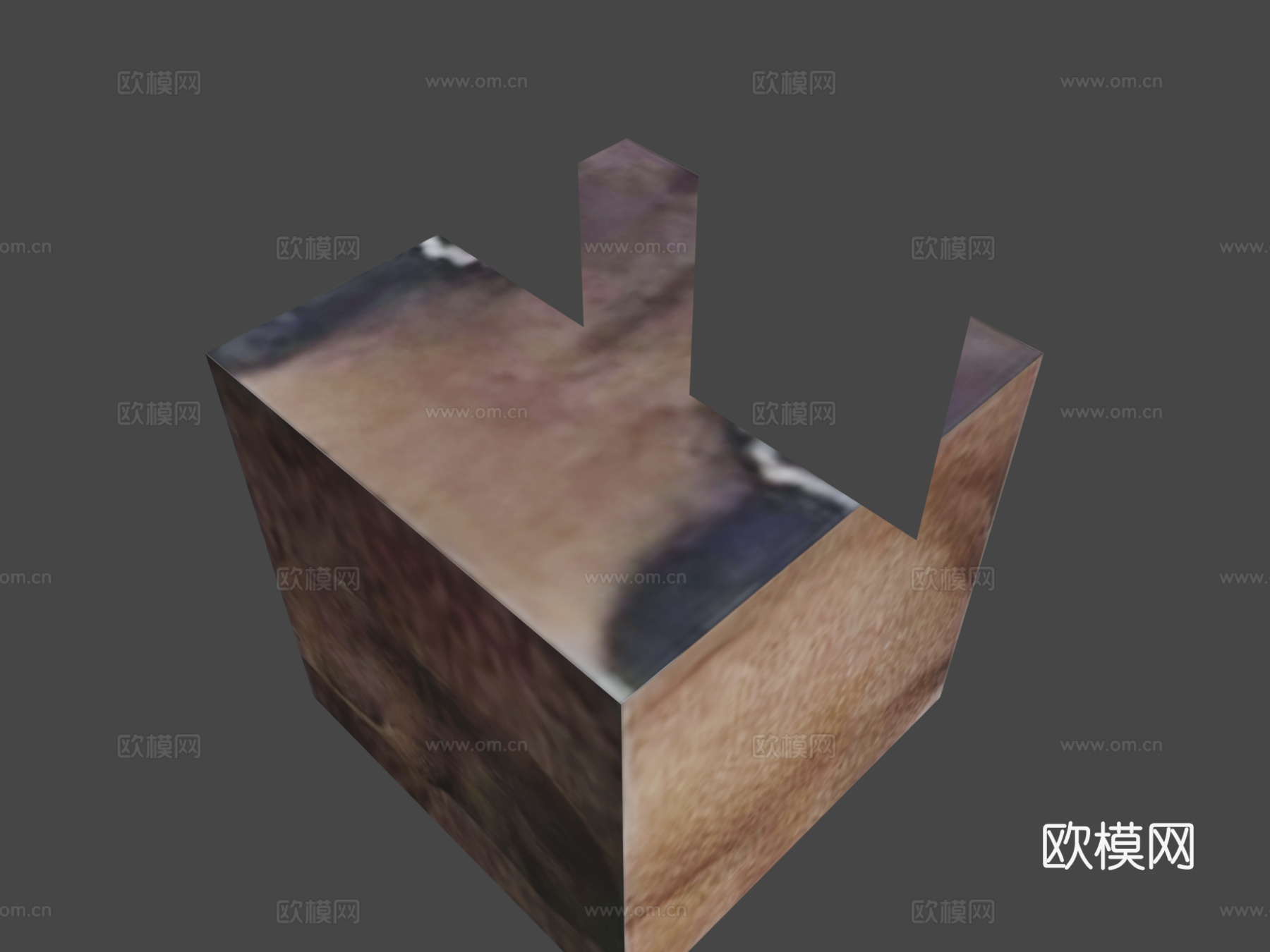 方块弗洛帕3d模型