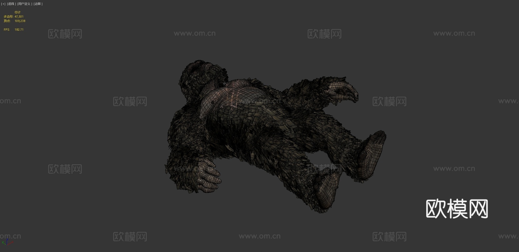 使命召唤战区金刚3d模型