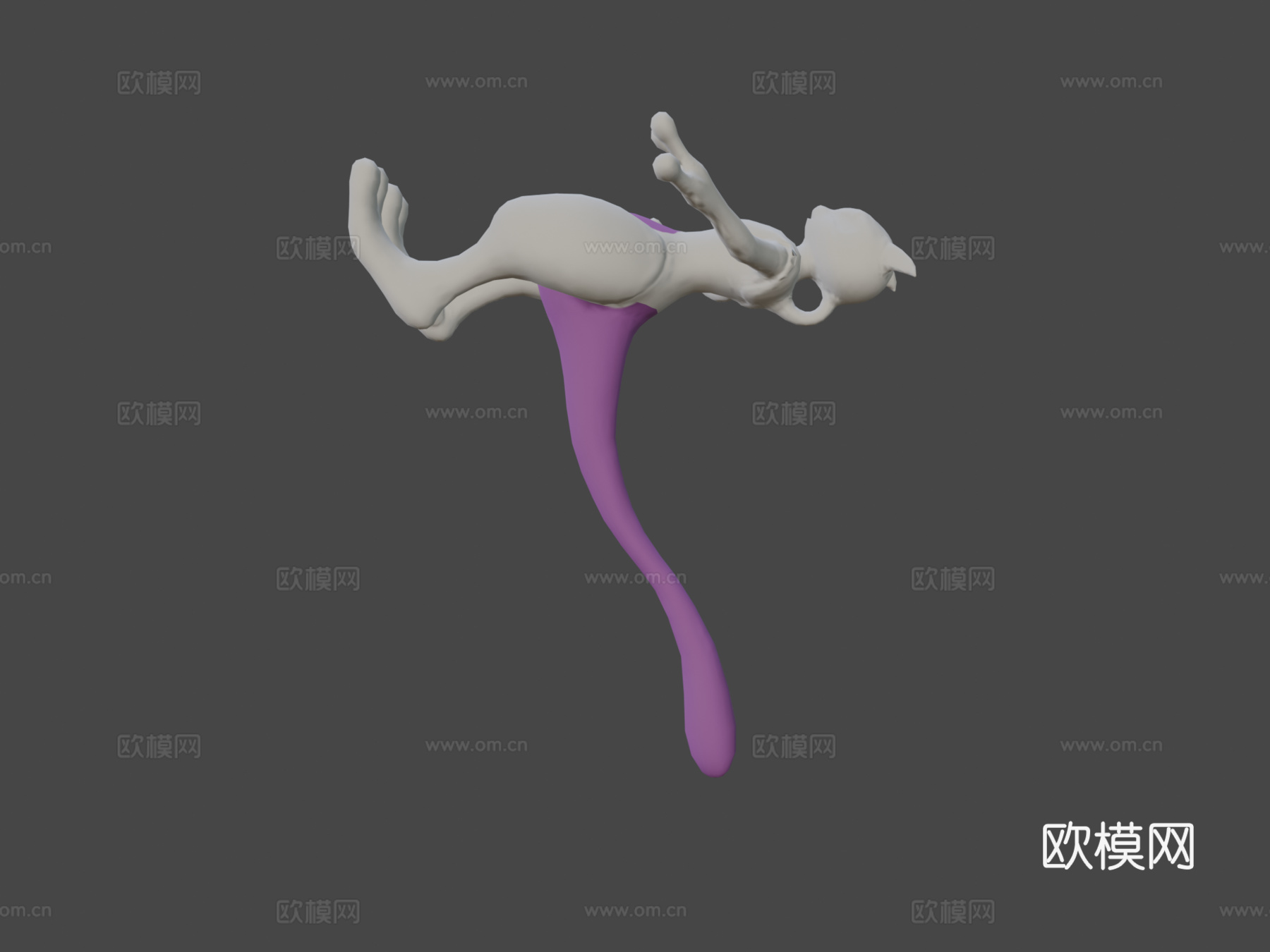 宝可梦-超梦3d模型