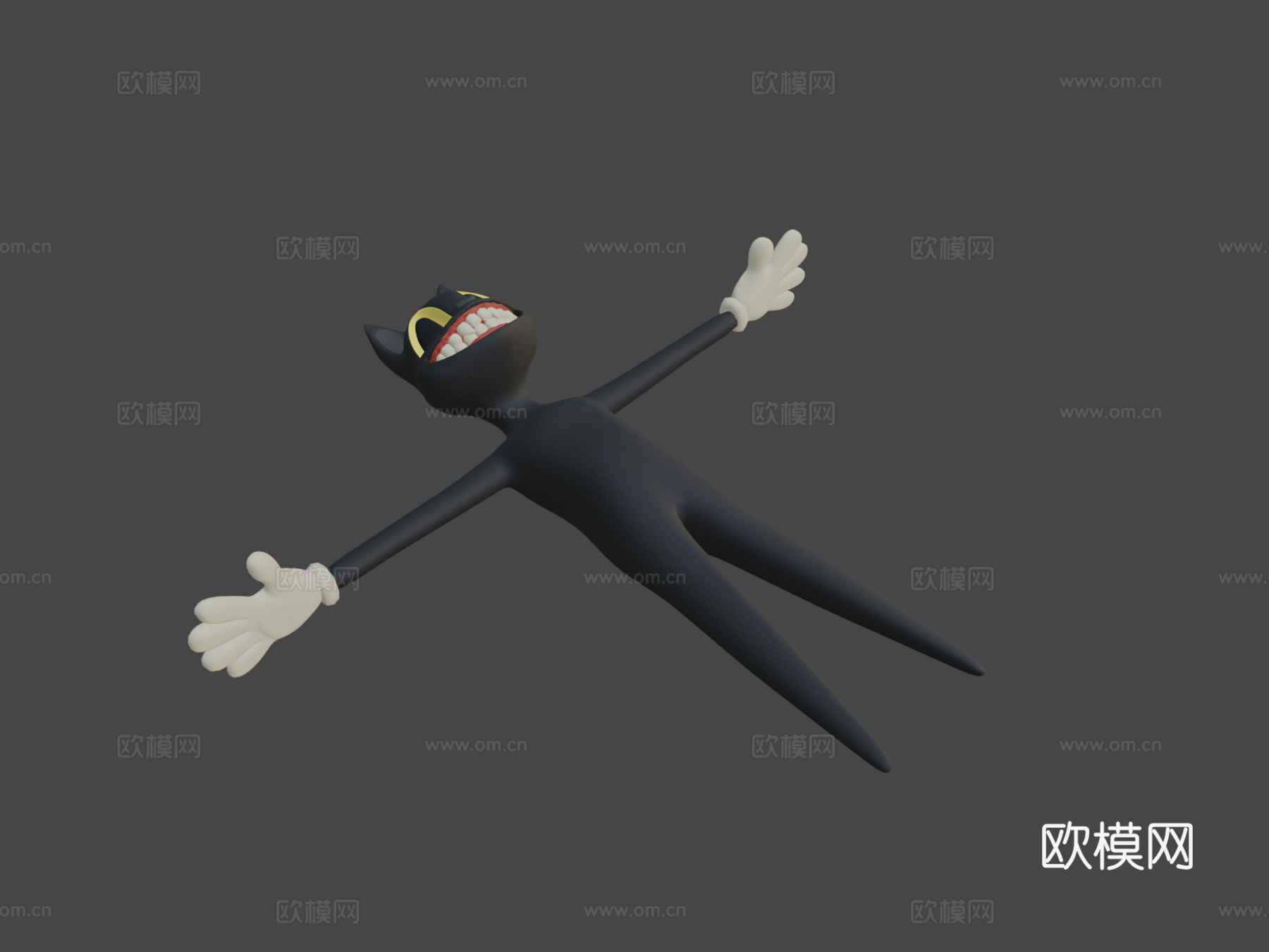 卡通猫3d模型