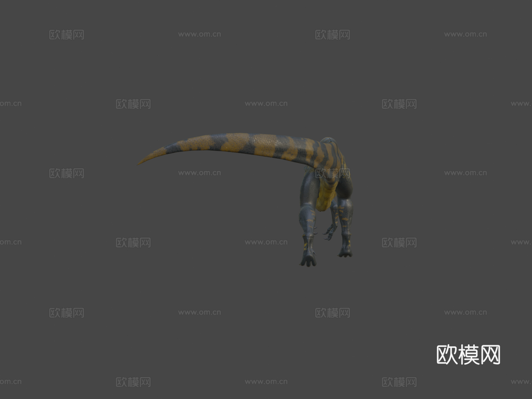 似鳄龙[4K纹理绑定]3d模型