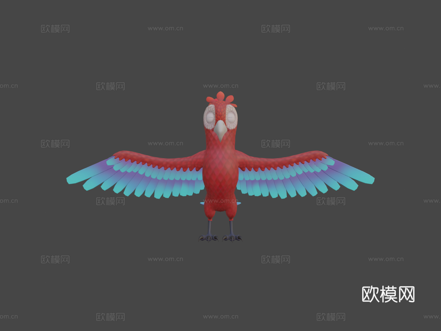 鸟类3d模型