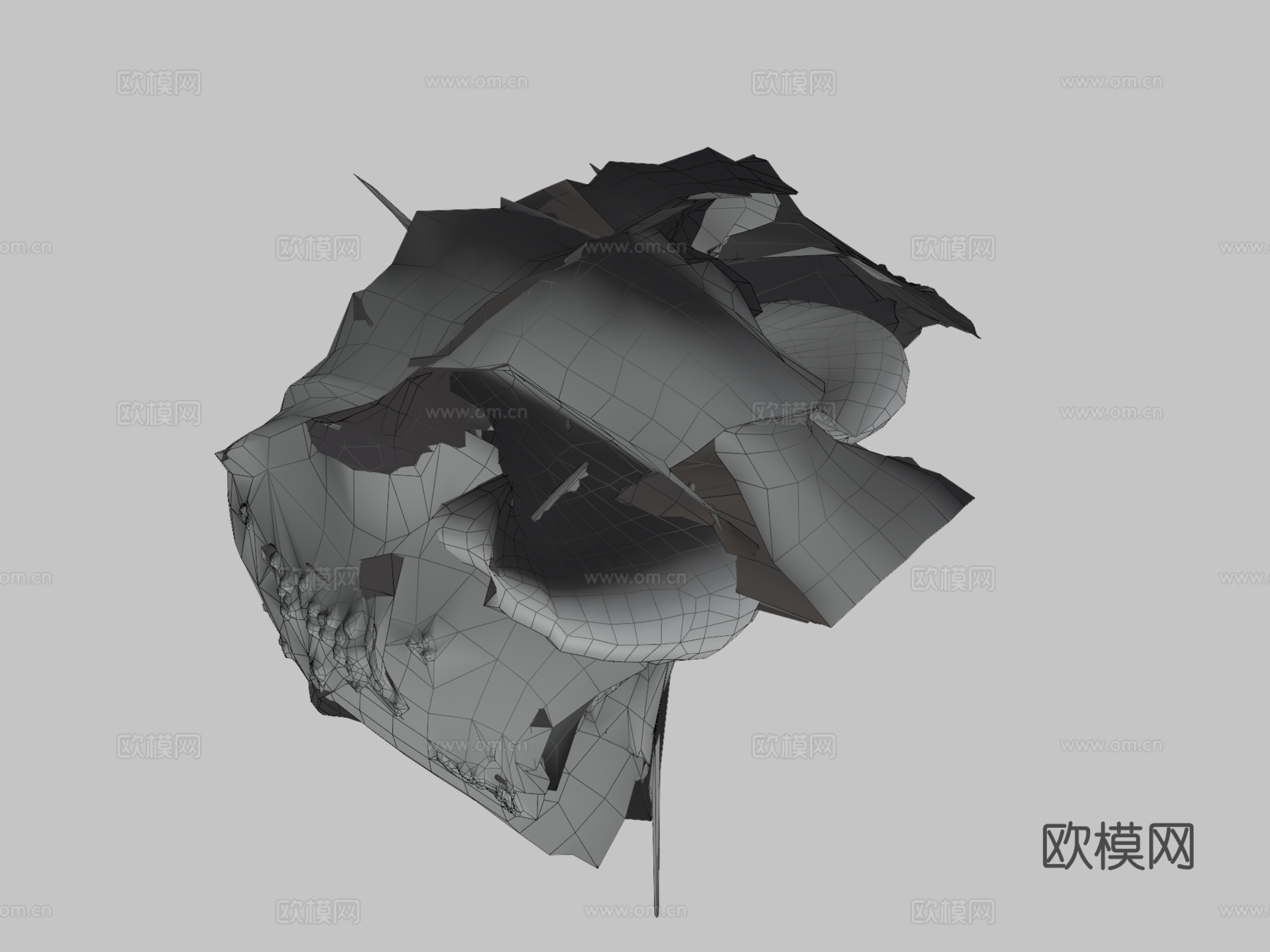 发光鲸鱼3d模型
