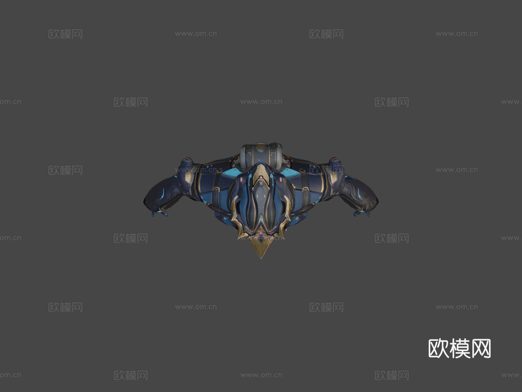 星际战甲-霜帝-帝王3d模型