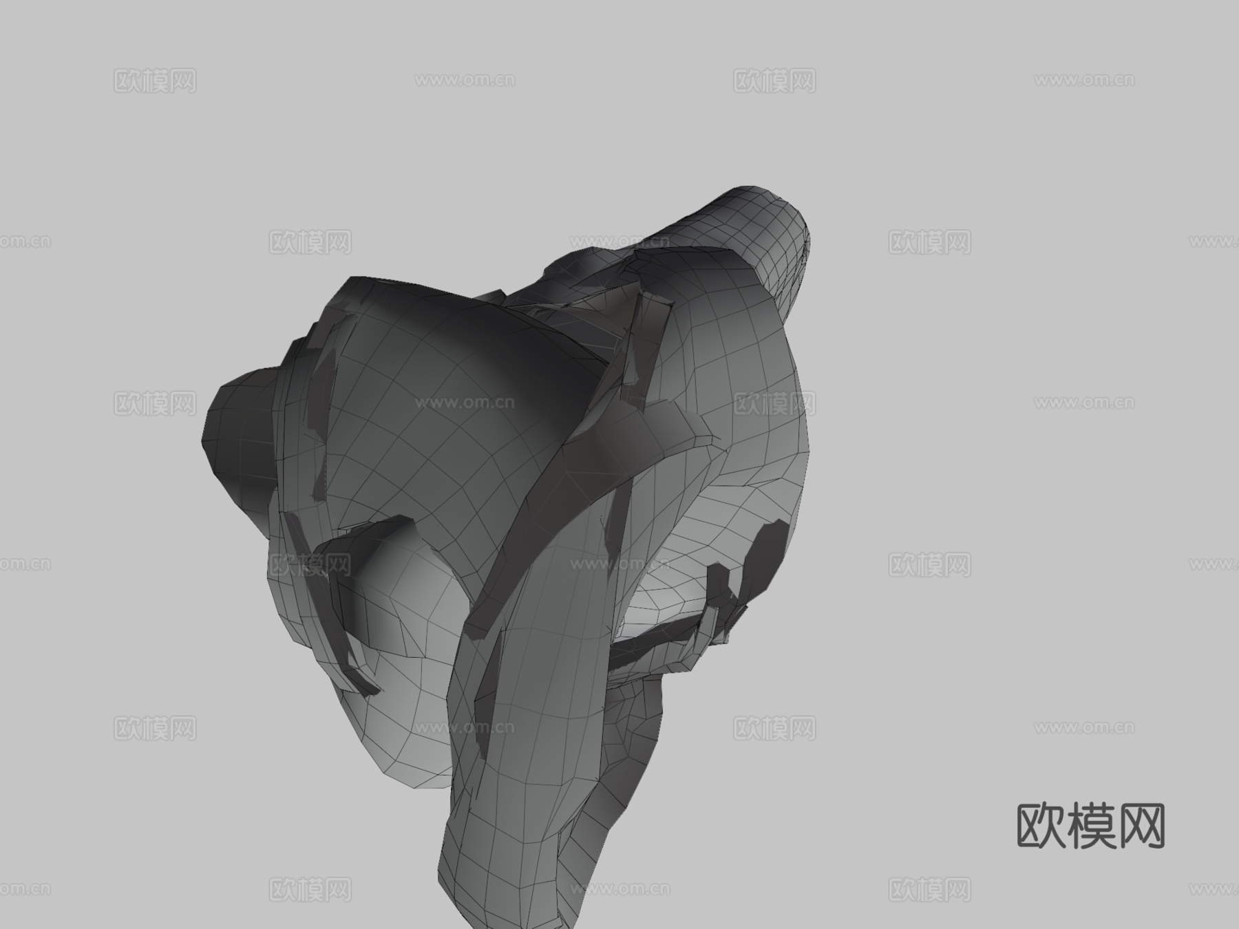 古巨蜥3d模型