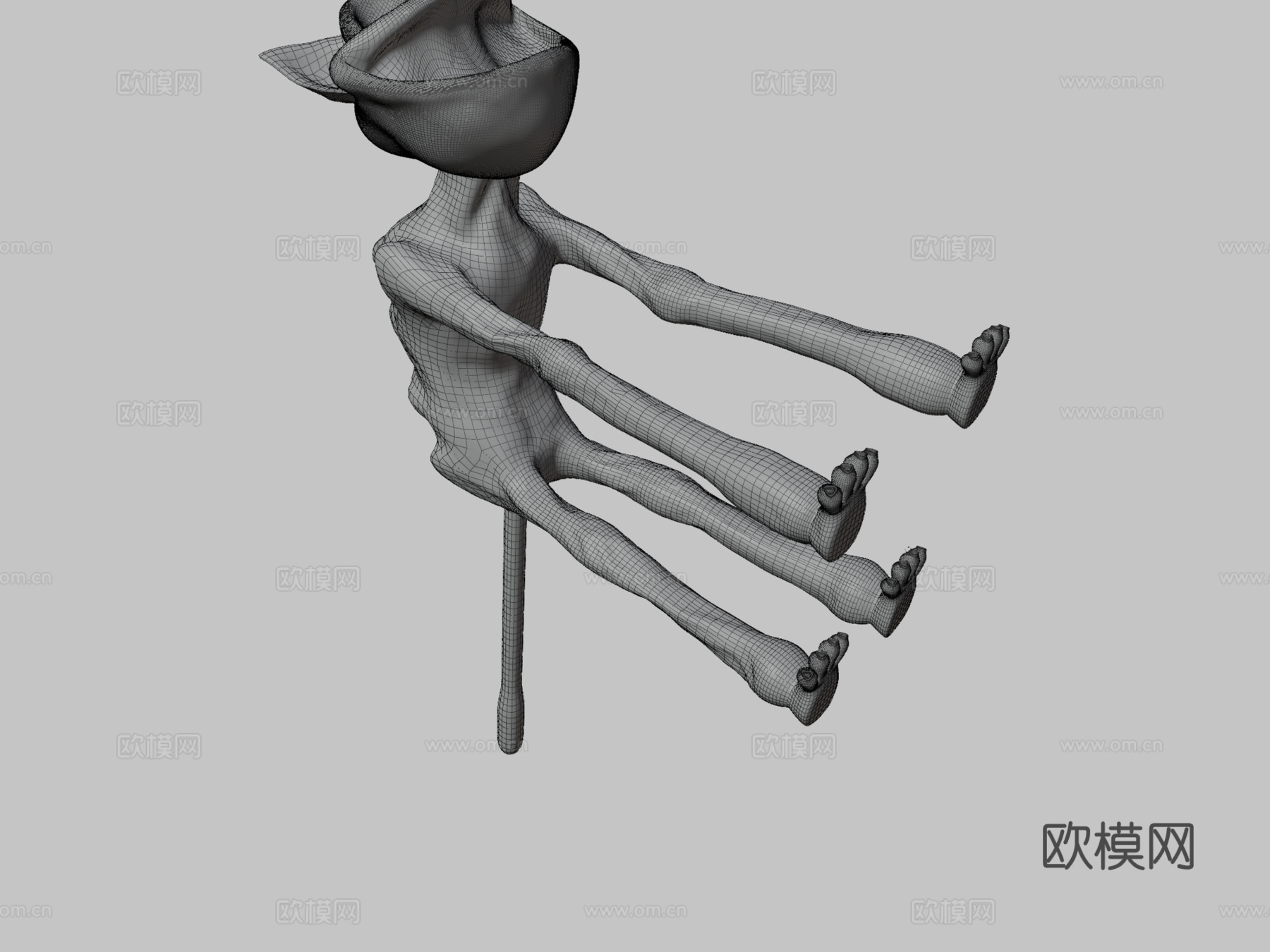 猫盹v16绑定3d模型