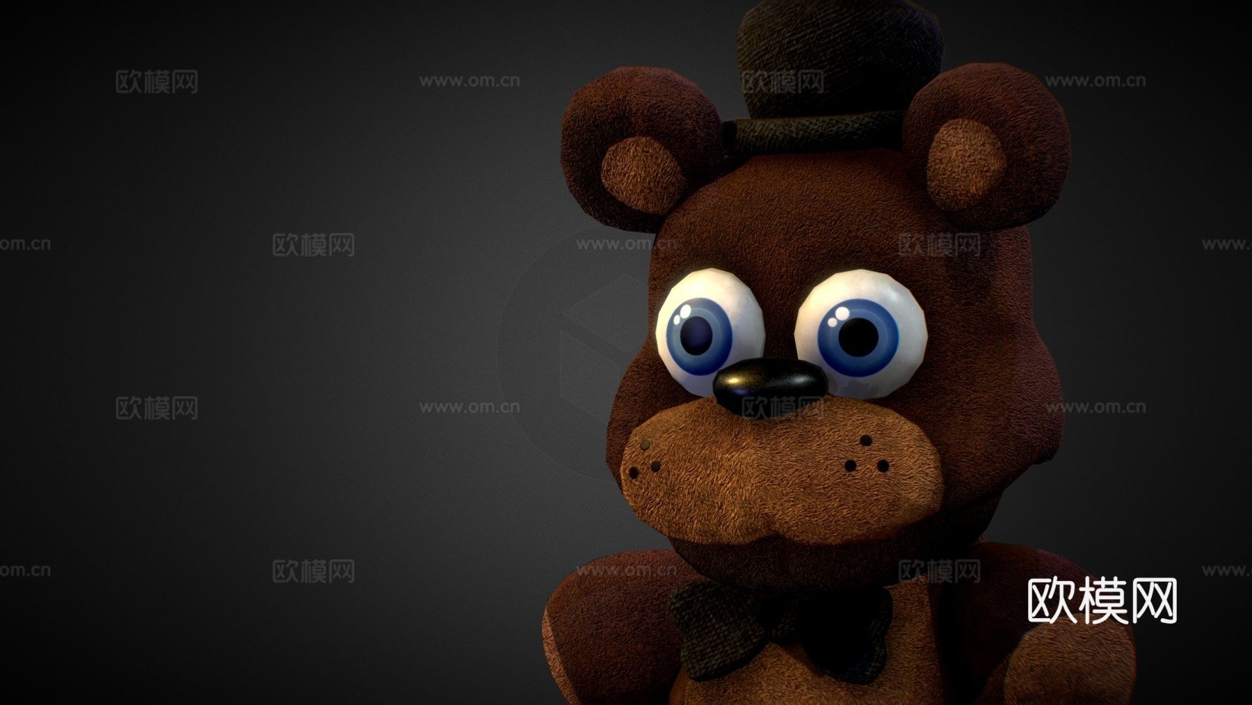 玩具熊的五夜后宫1弗雷迪玩偶3d模型