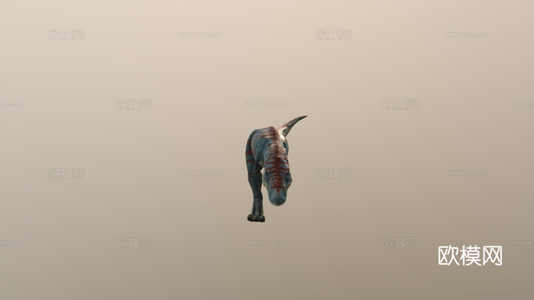 动画兰达林霸王龙!3d模型