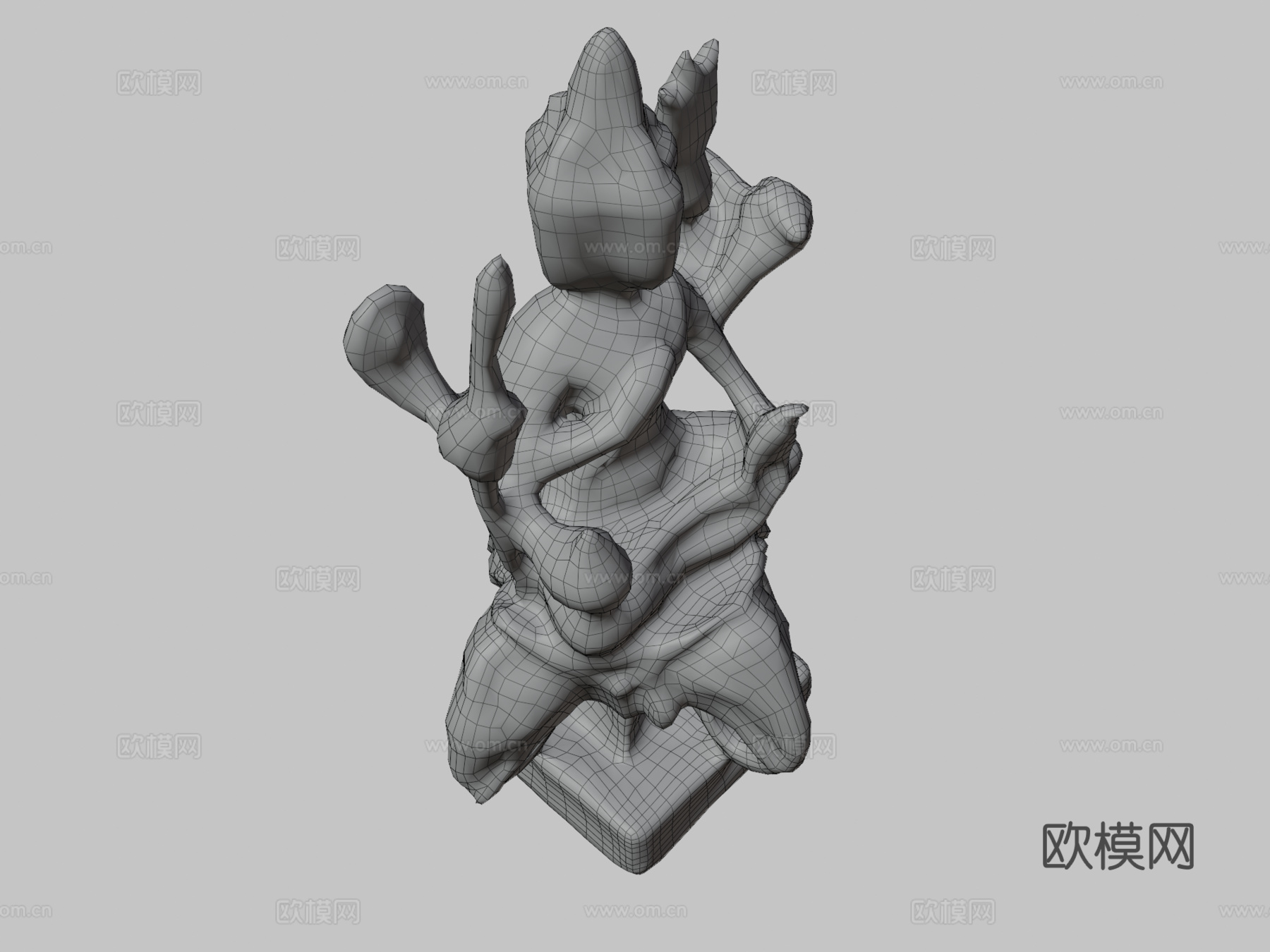 婆罗门摄影测量-材质重制3d模型
