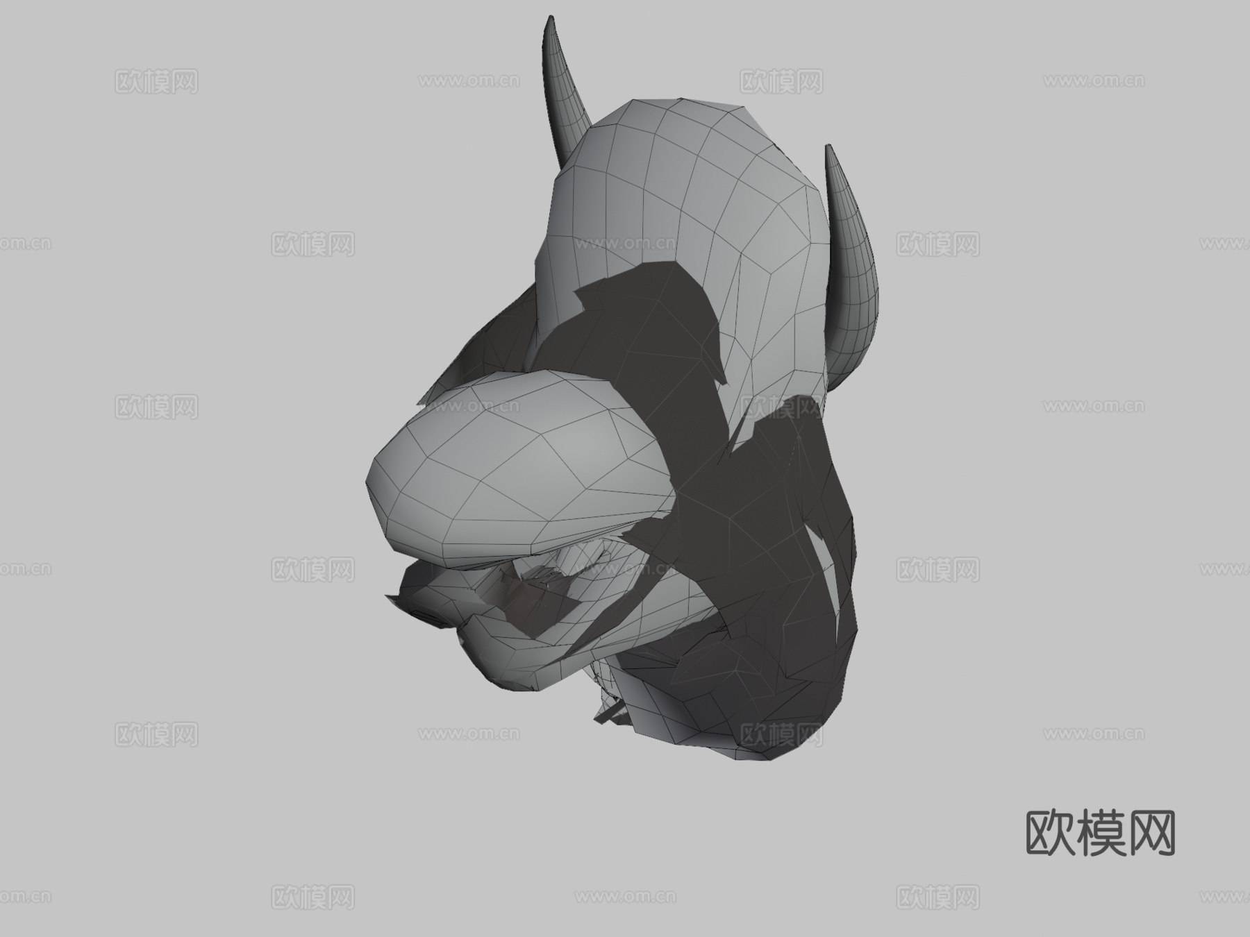 公牛3d模型