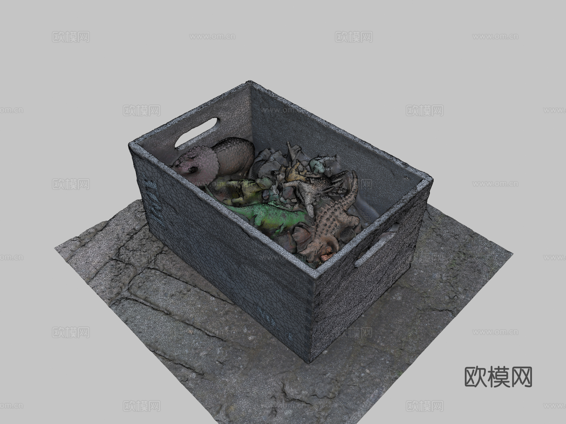 恐龙盒子-#3DST403d模型