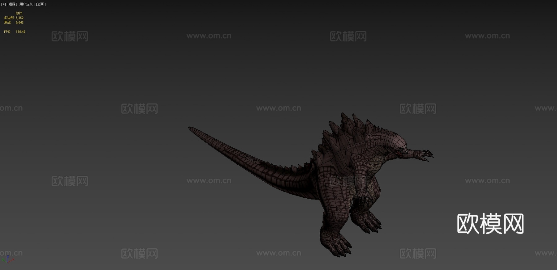 哥斯拉3d模型