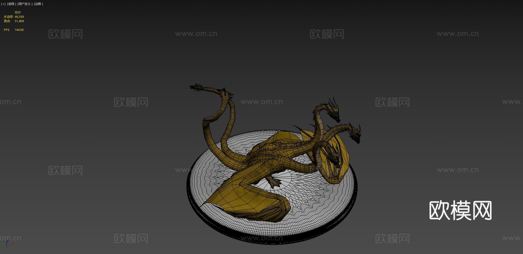 王者基多拉3d模型