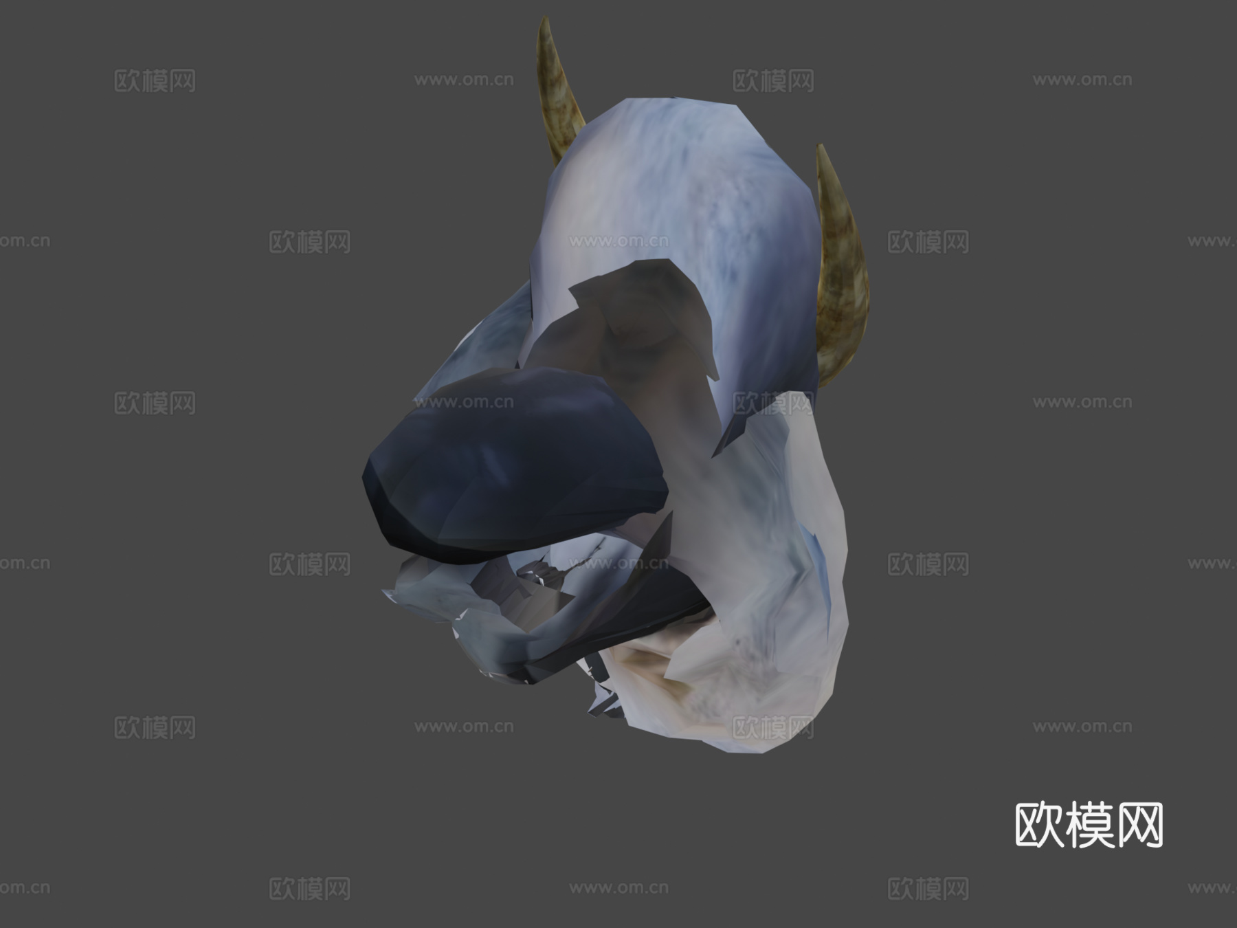 公牛3d模型