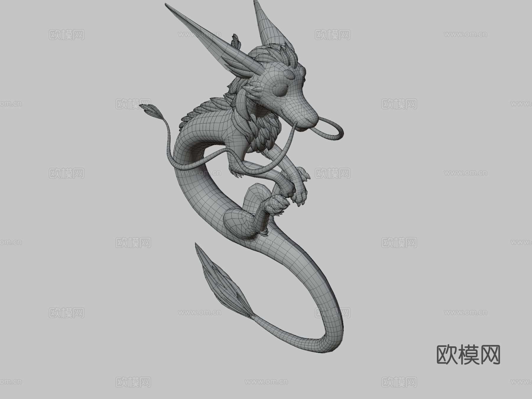 沃瑞面条龙3d模型