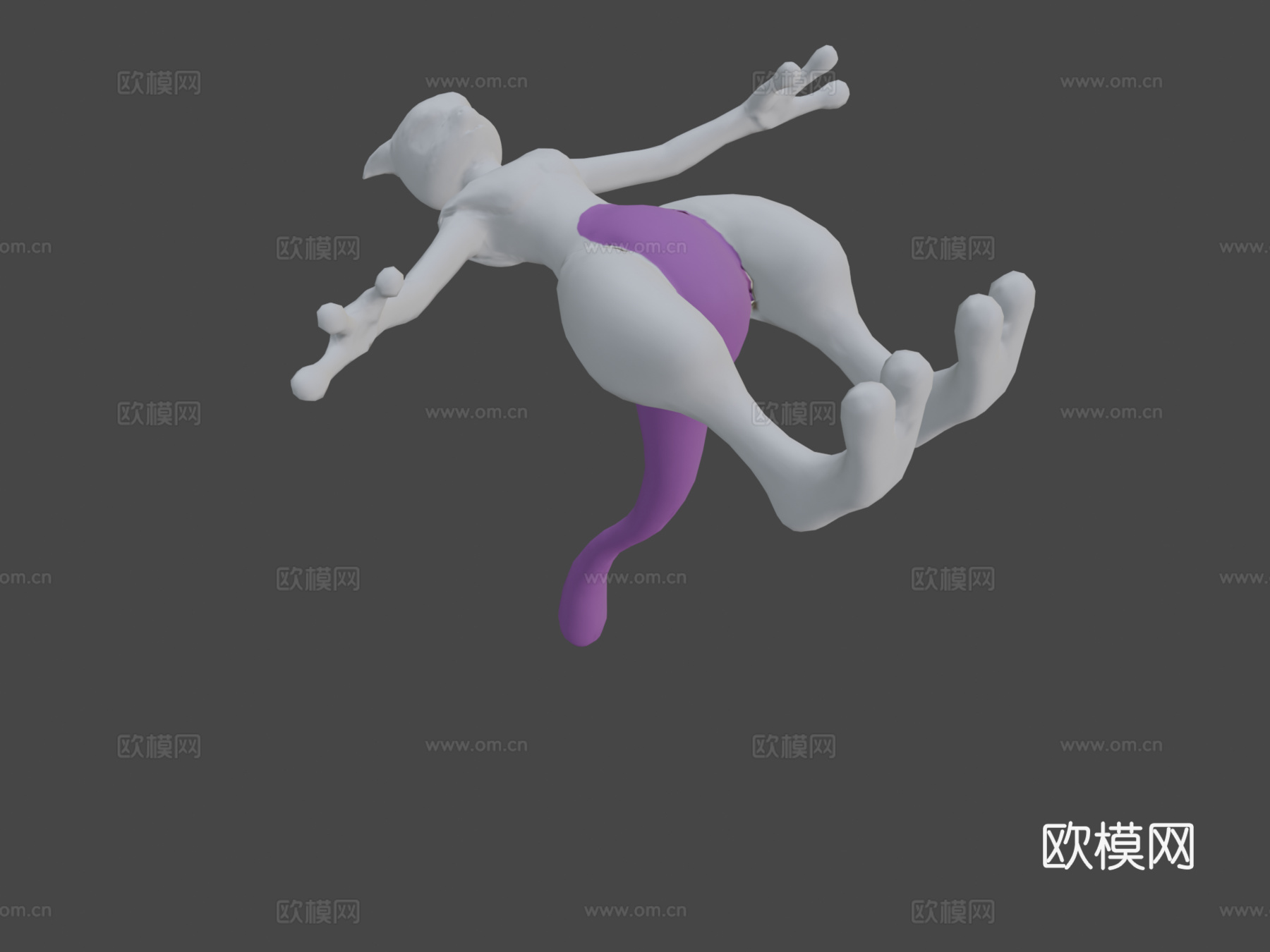 宝可梦-超梦3d模型