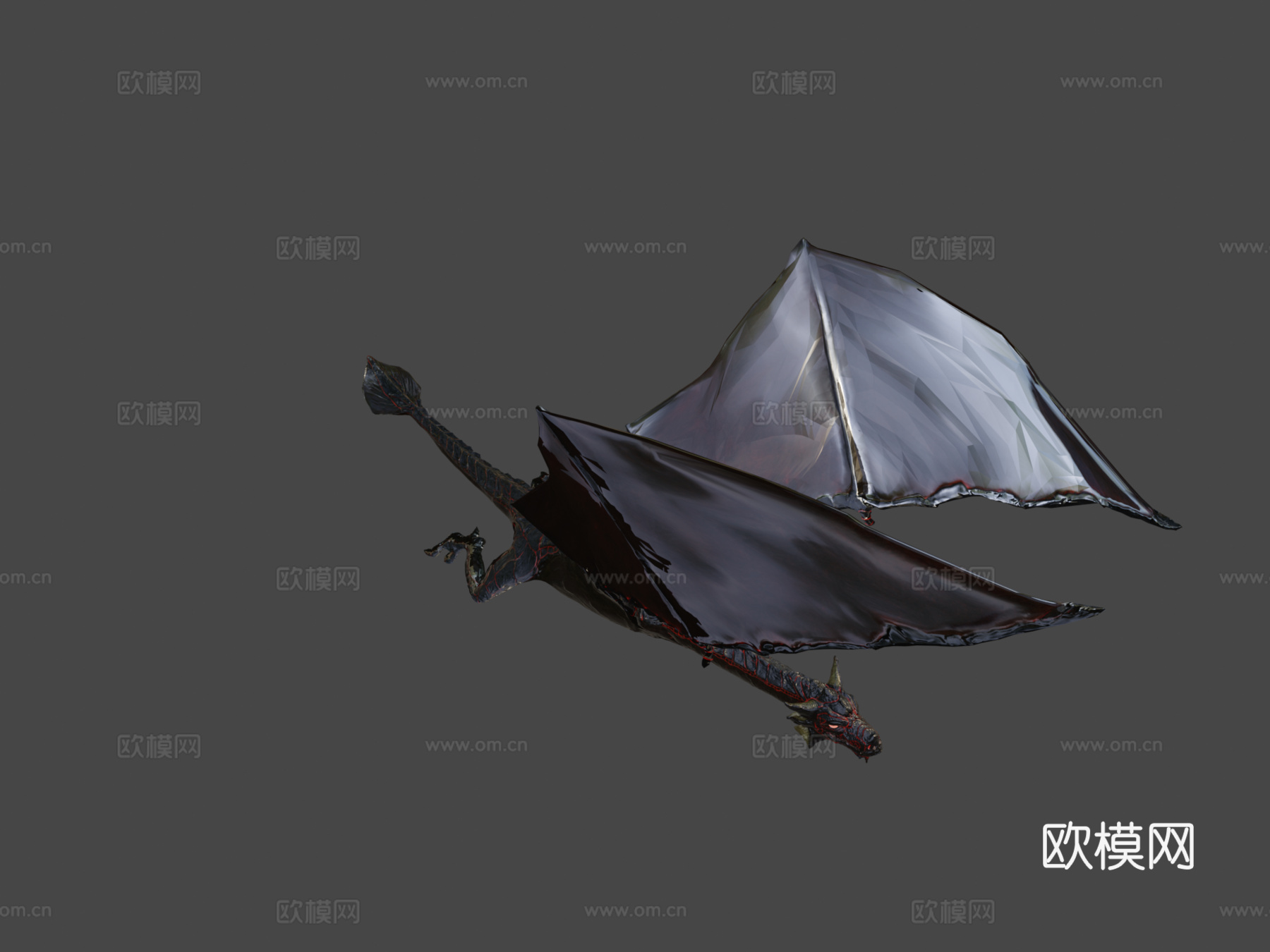 火龙3d模型