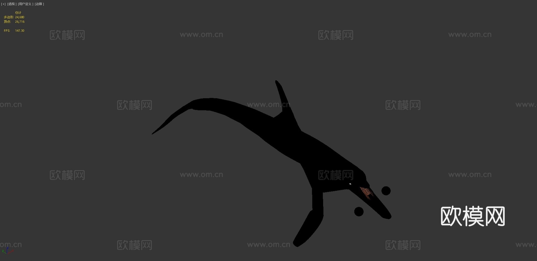 虎鲸3d模型