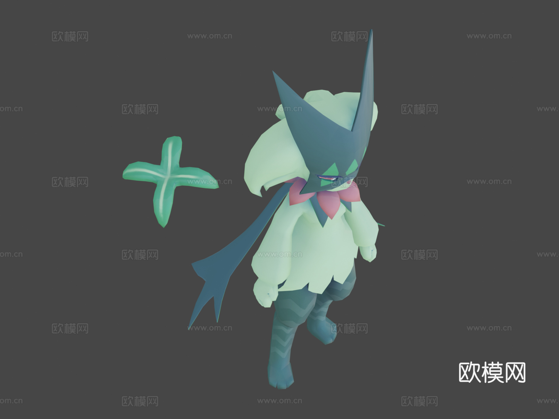 魔幻假面喵3d模型