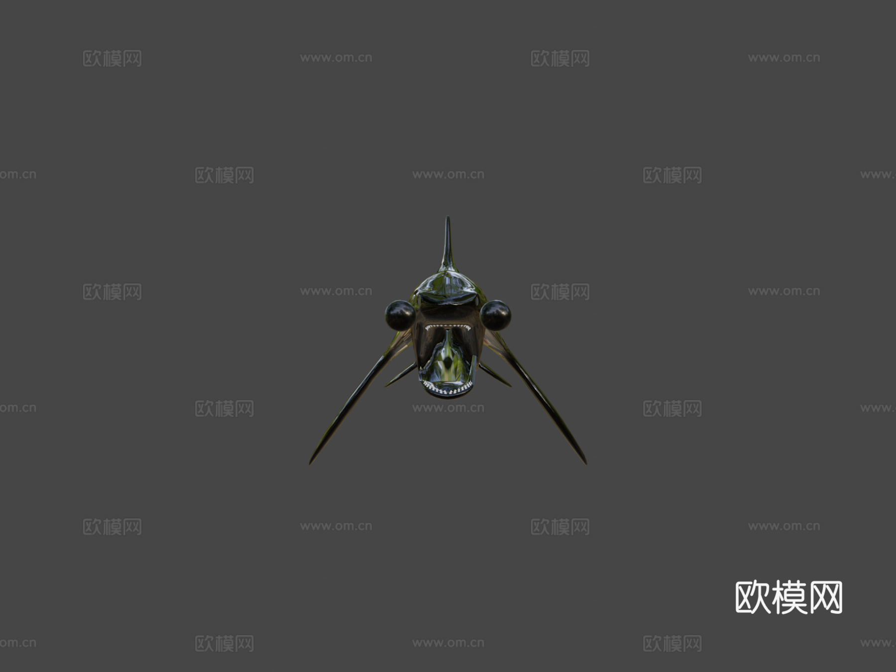 大白鲨3d模型