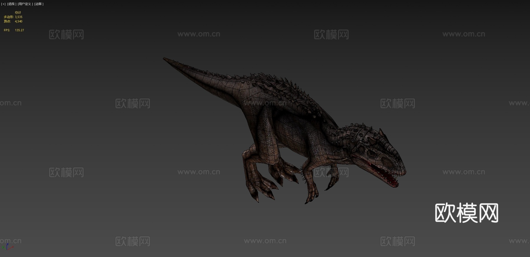 侏罗纪世界 Alive-暴虐霸王龙3d模型
