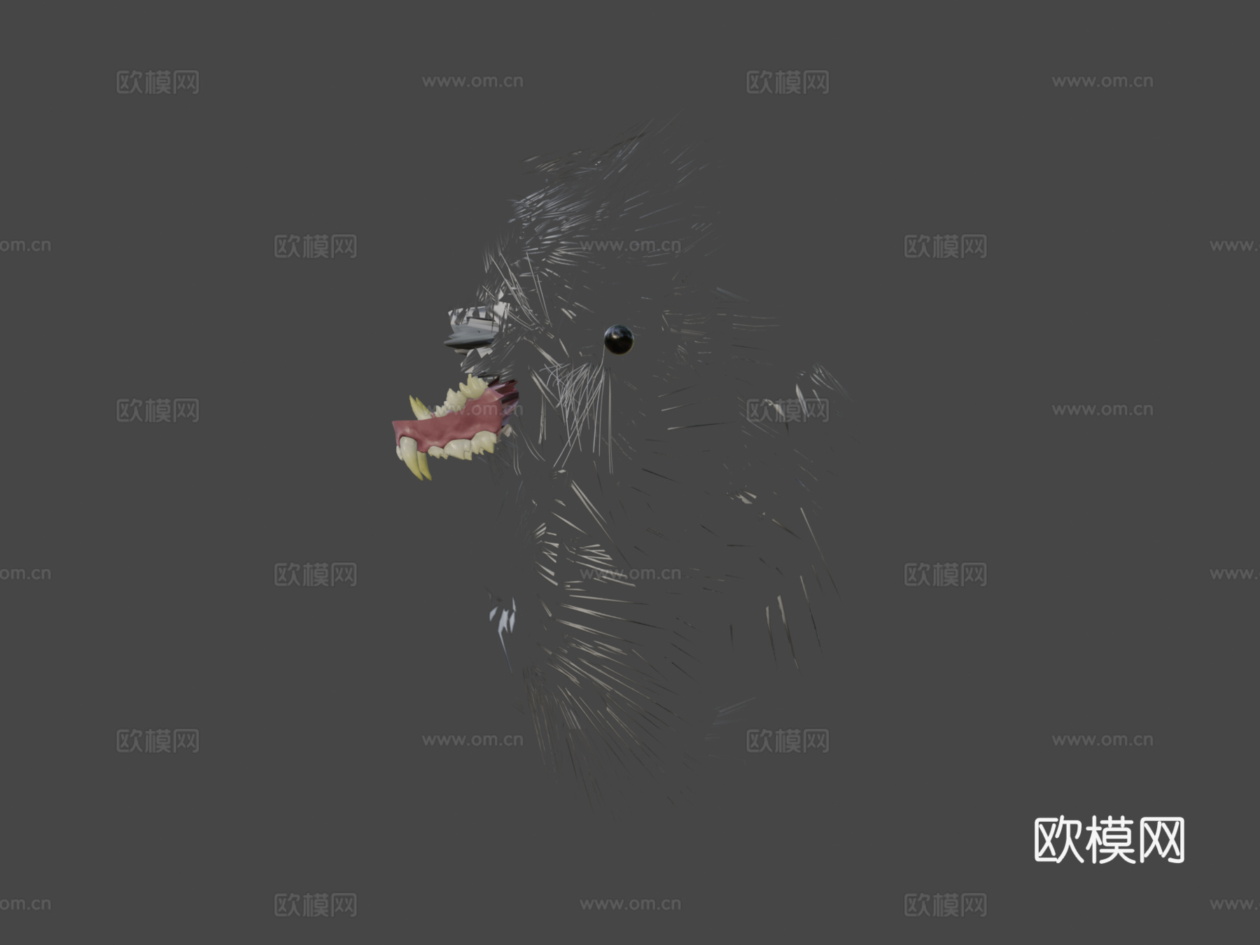 白虎3d模型