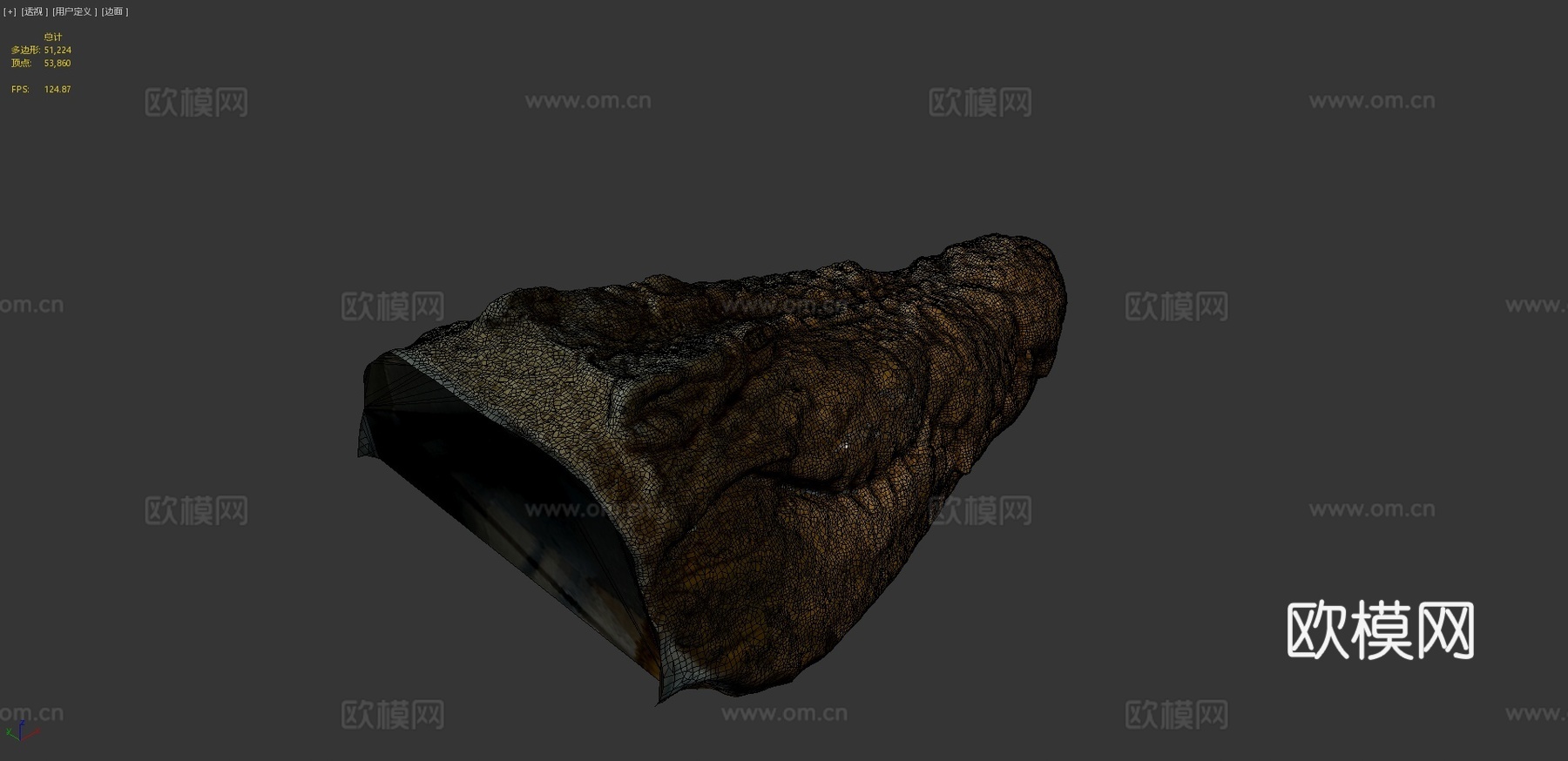 鳄鱼头3d模型