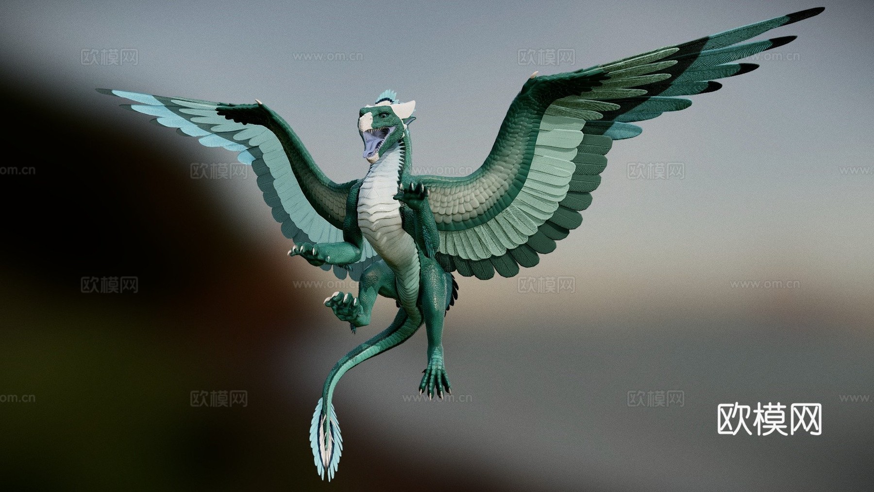 巨龙维索纳3d模型
