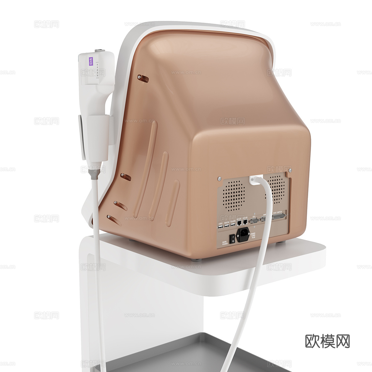 现代美容医疗器械3d模型