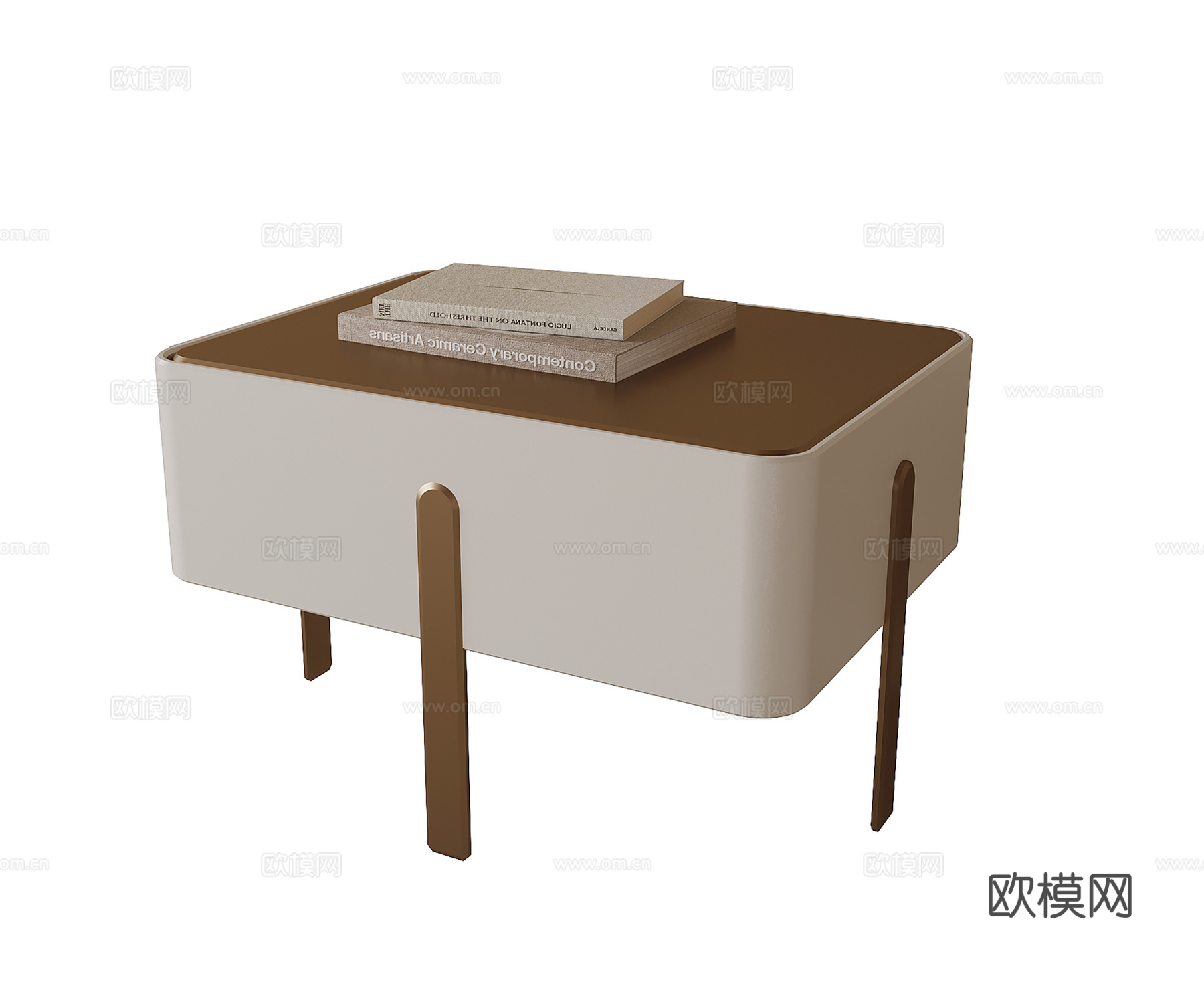 现代床头柜su模型