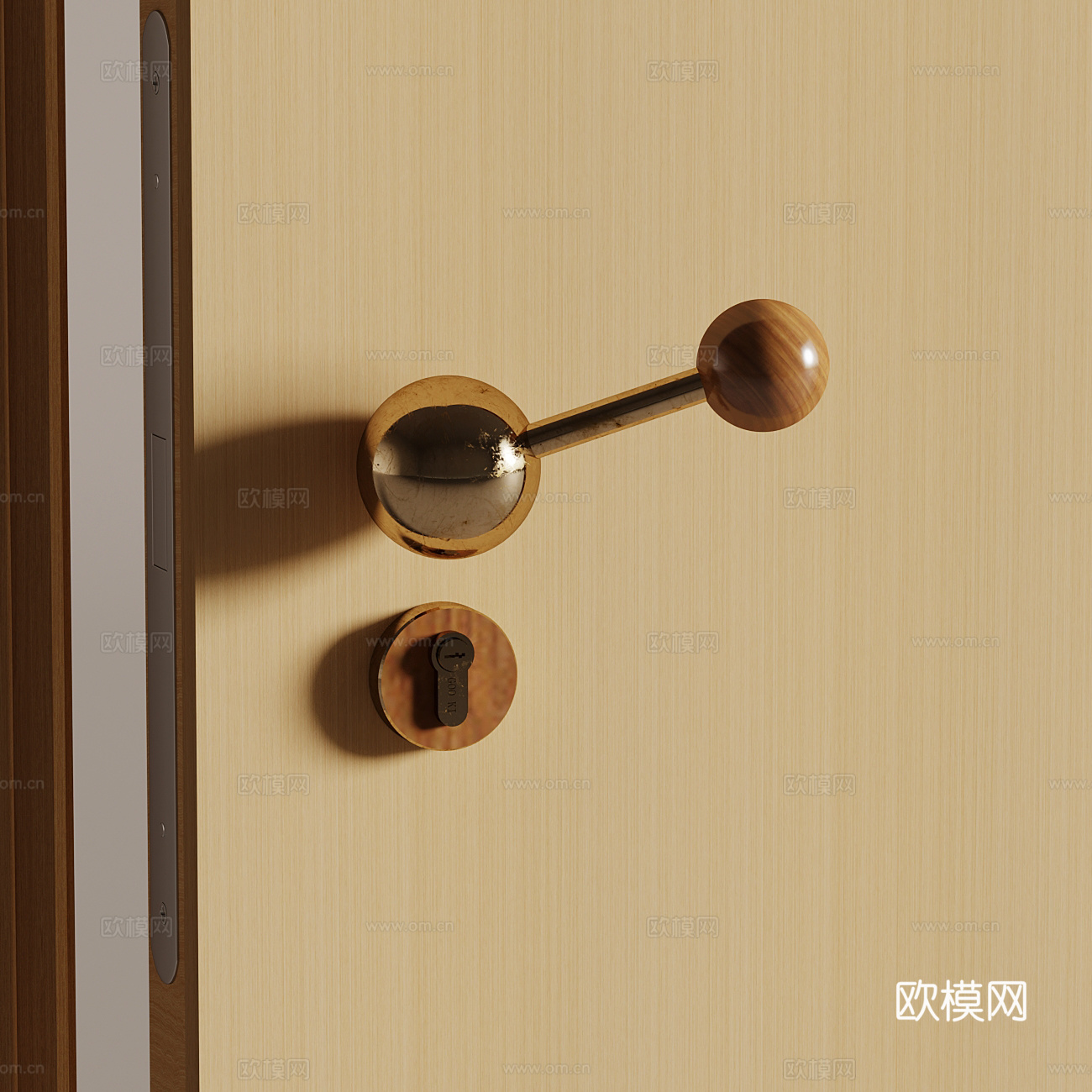 拉手 现代门拉手su模型