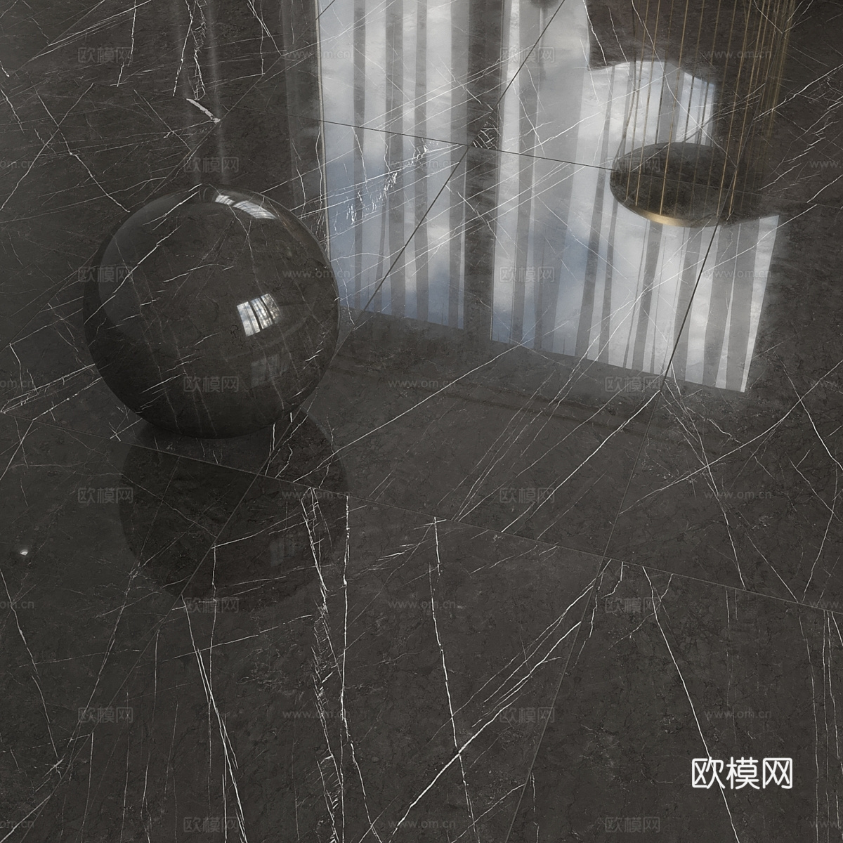 现代意式轻奢瓷砖 大理石 岩板3d模型