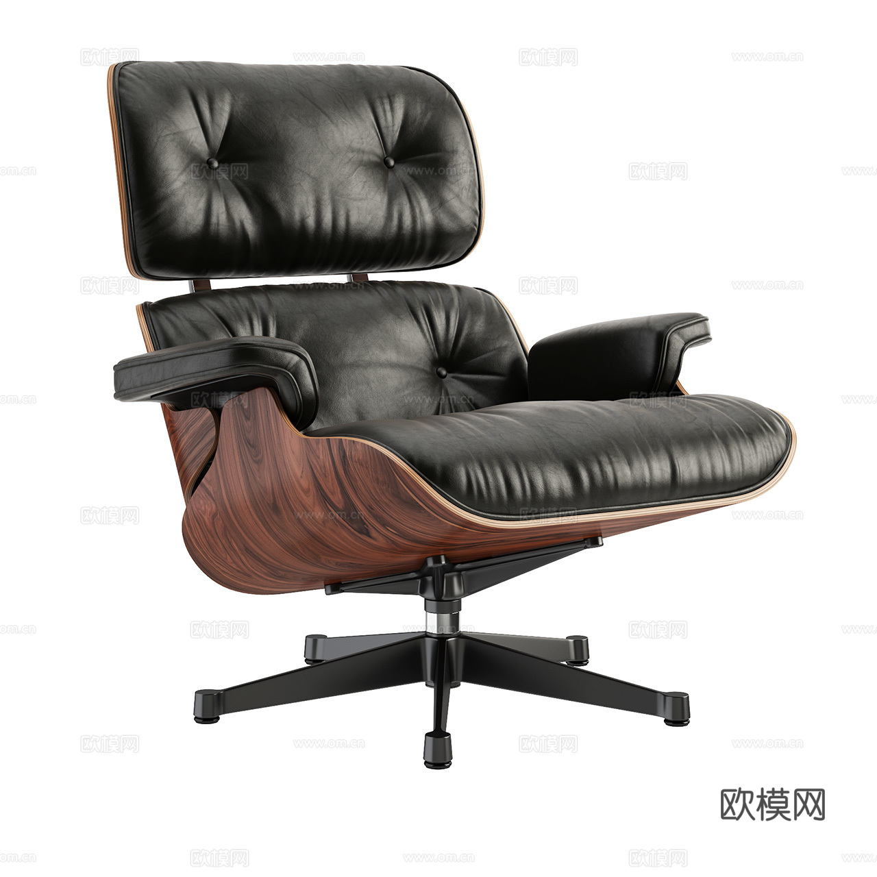 Eames 伊姆斯椅 躺椅 休闲椅 扶手椅 沙发椅 单人沙发3d模型