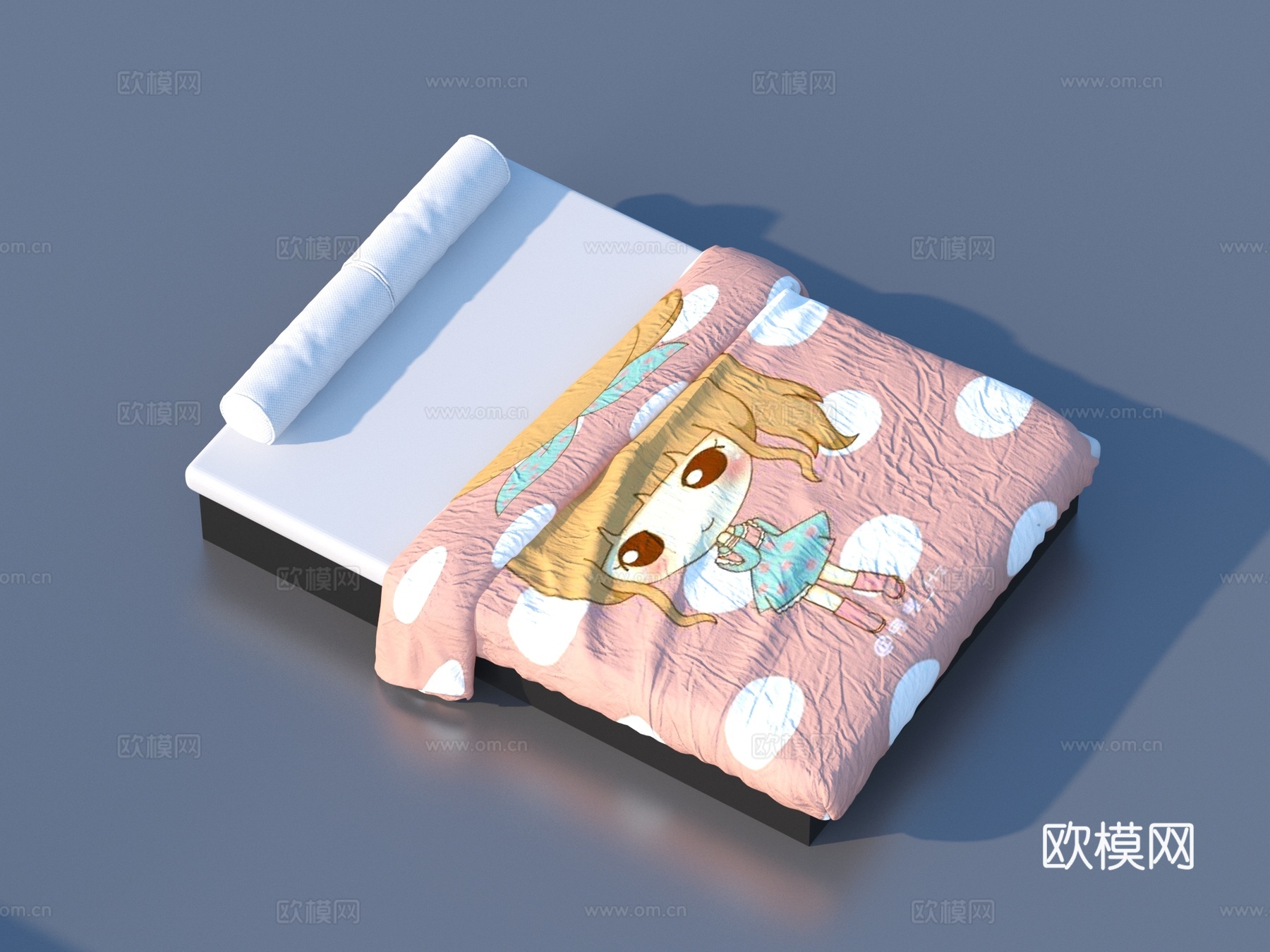 床垫 枕头 被子 棉被 床上用品3d模型