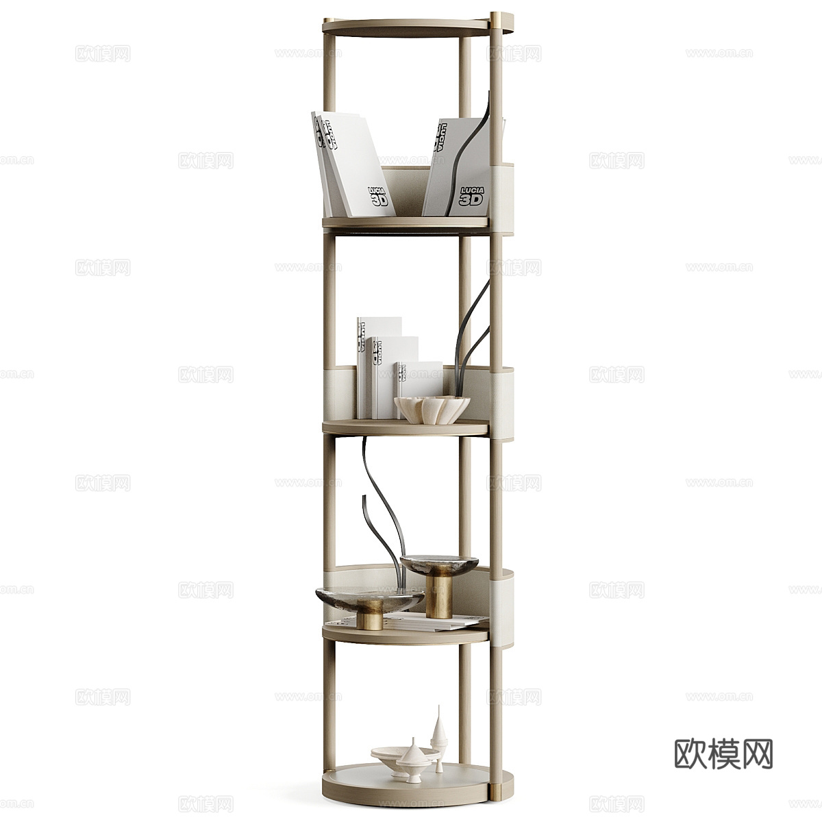 置物柜架3d模型