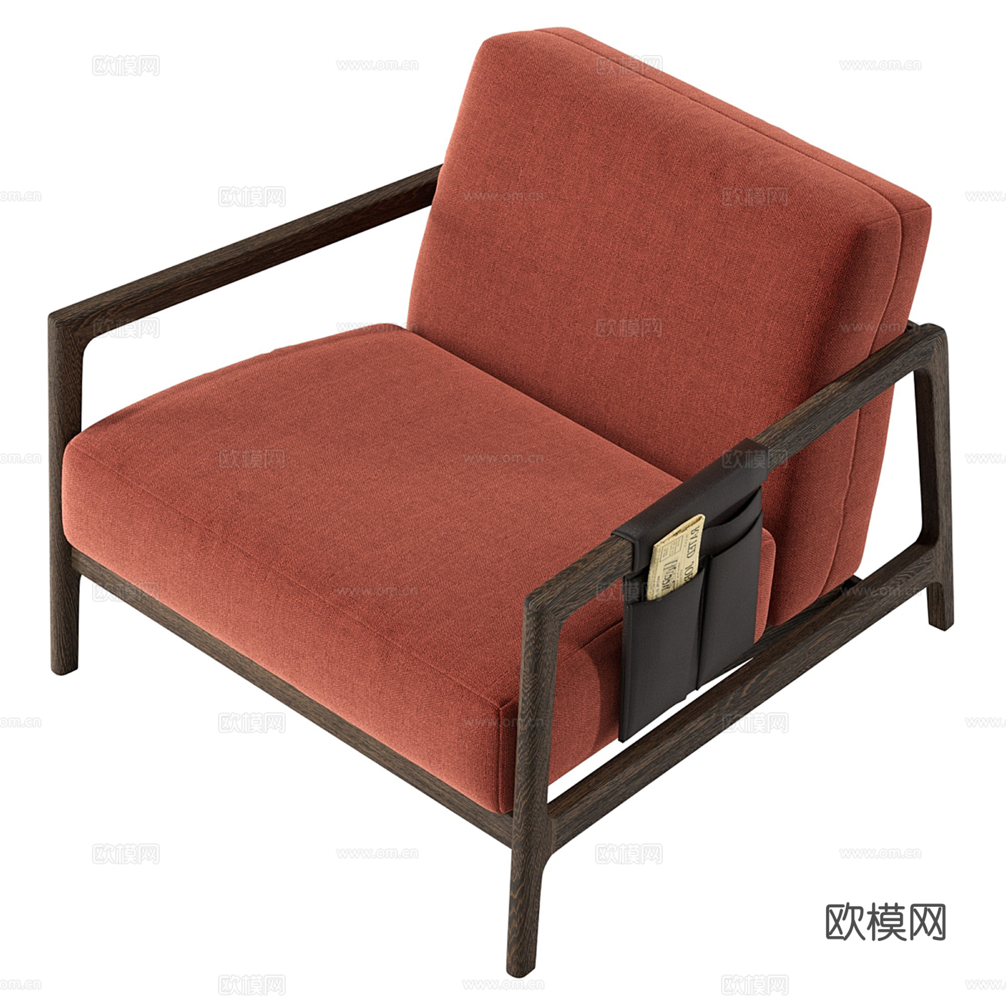 现代休闲椅 扶手椅su模型