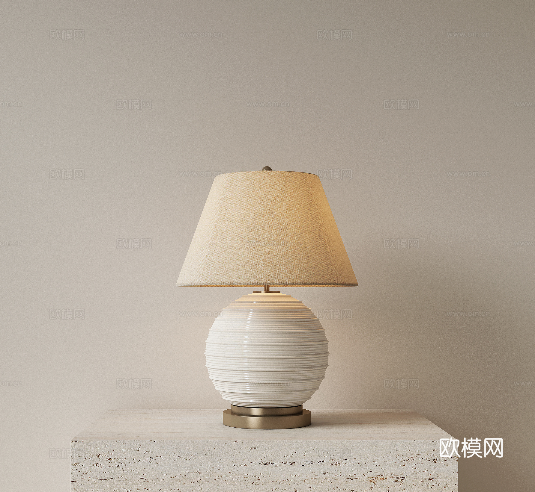 现代轻奢台灯 床头台灯 书房台灯 客厅台灯 复古台灯su模型