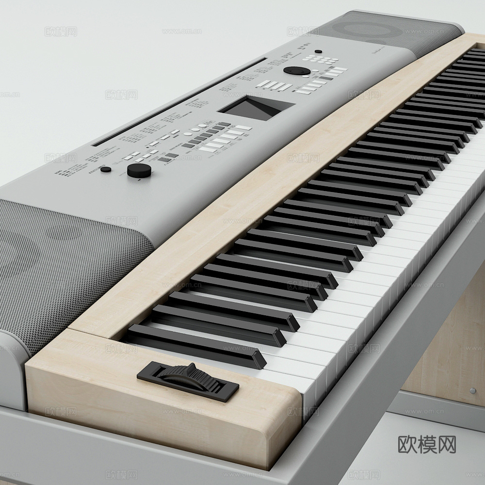 现代电子琴 电子琴3d模型